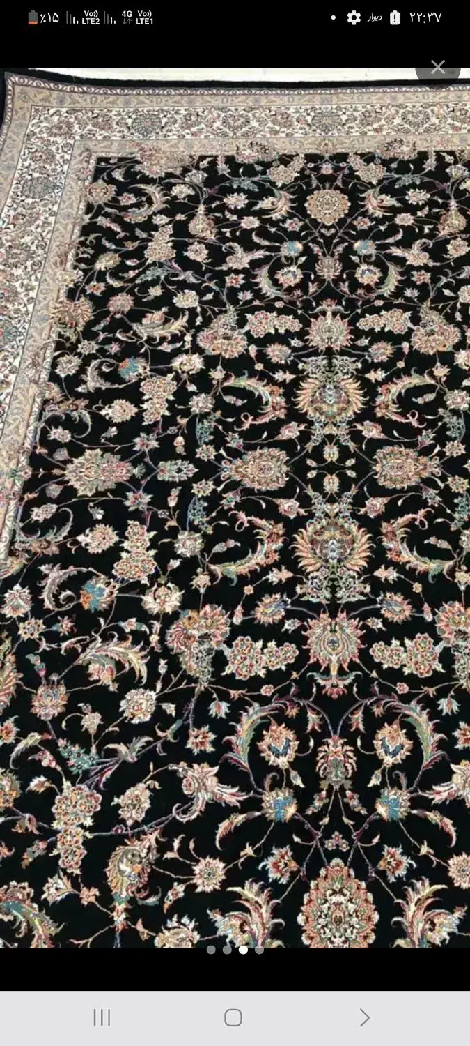 فرش ۹متری در حد ۷۰۰ شانه مناسب جهیزیه|فرش|بروجرد, |دیوار