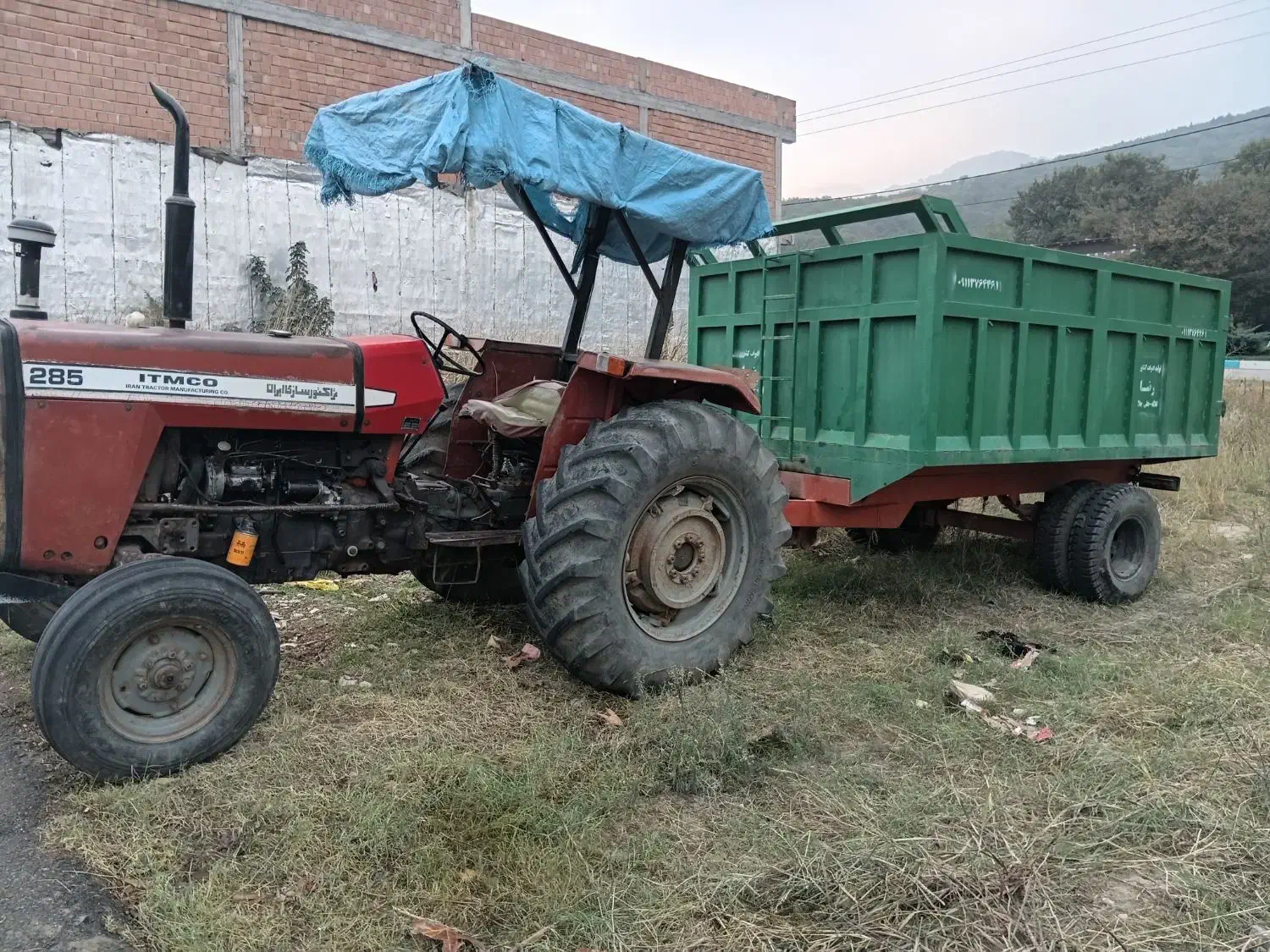 تراکتور ۷۱و تریلی آس آس|خودرو سنگین|نوده خاندوز, |دیوار