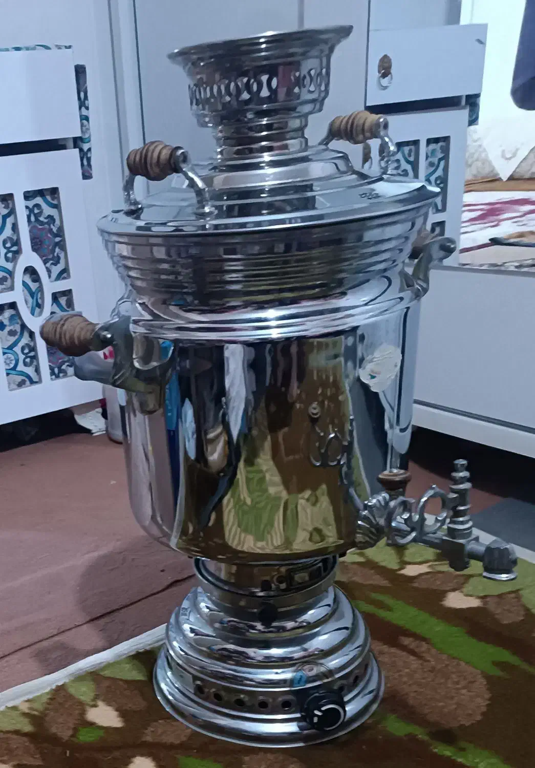 سماور خیلی بزرگ گازی کم استفاده شده|سماور، چای‌ساز، قهوه‌ساز|خوی, |دیوار