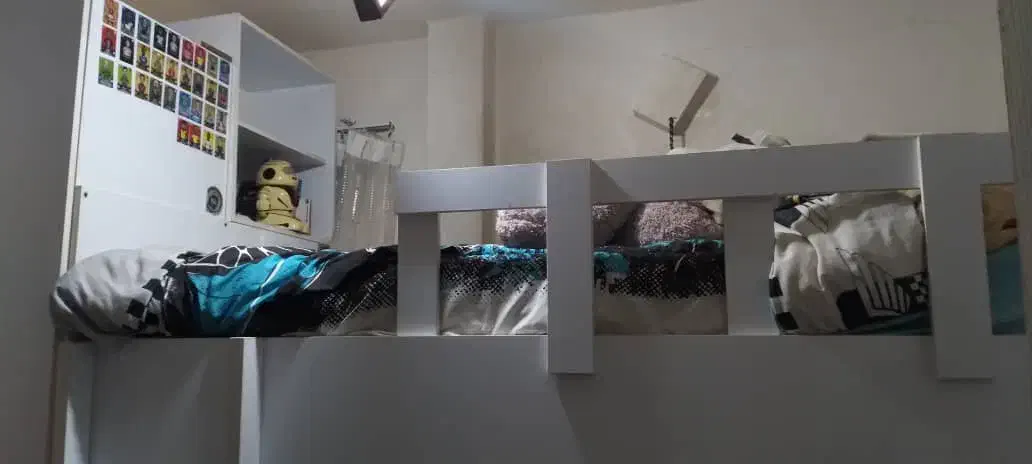 تخت دو طبقه  (جای تخفیف هم داره ) فروش فوری|تخت و سرویس خواب|رشت, کوی مهر|دیوار