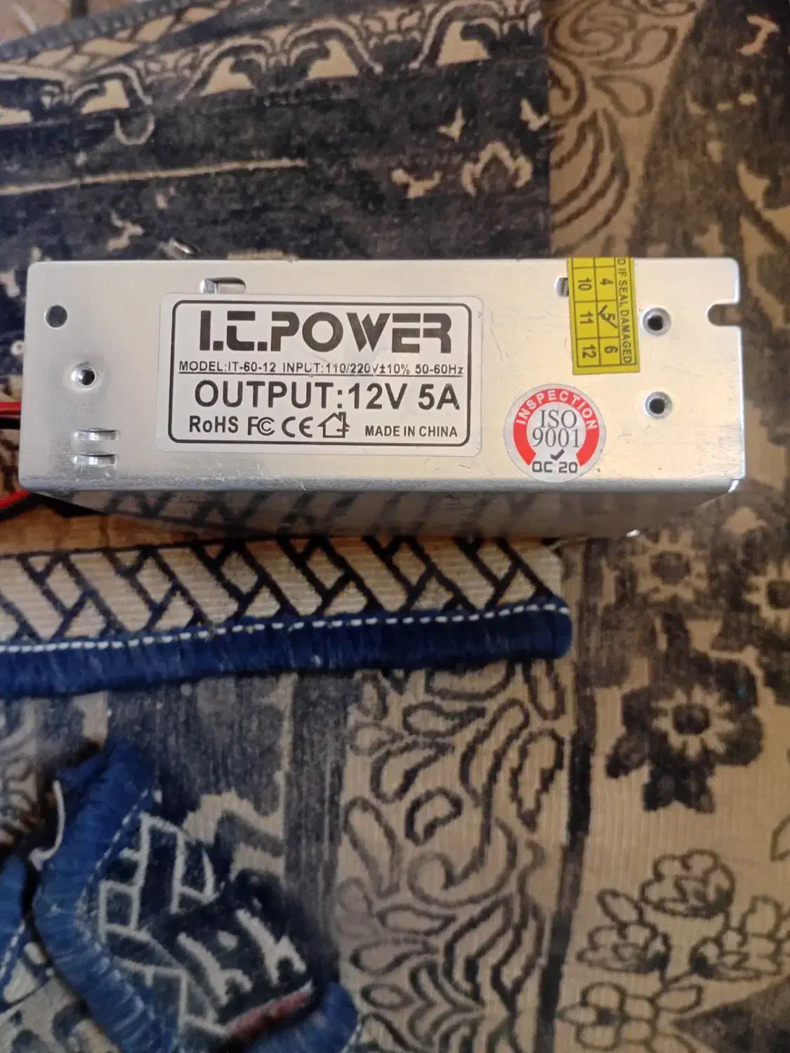 مبدلآداپتور سوئیچینگ برقشهری۱۲ولت۵و۱۰. امپر|سایر لوازم برقی|ایرانشهر, |دیوار