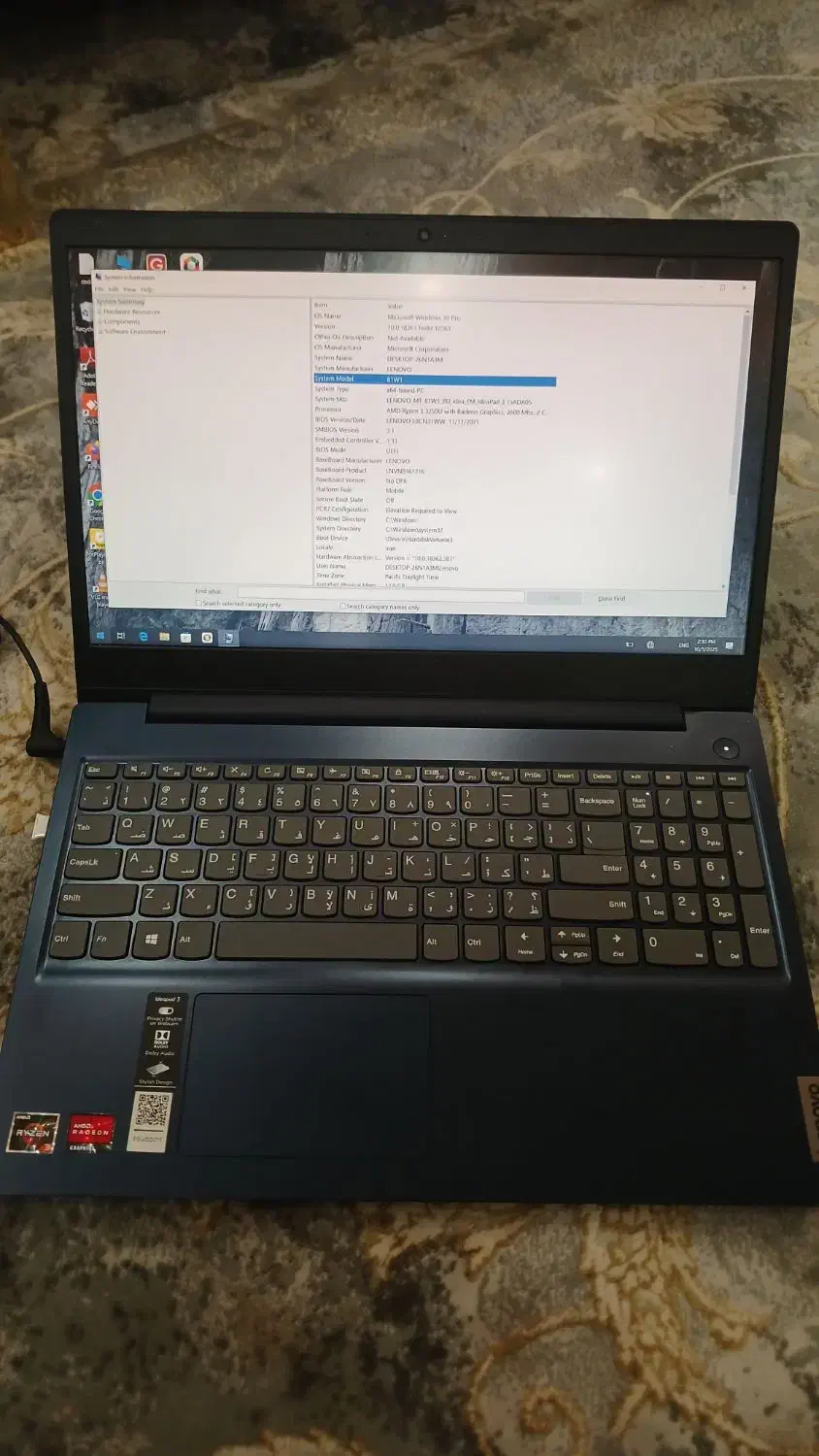 لبتاب Lenovo نو بدون خط و خش ۱۰ بار استفاده نشده|رایانه همراه|تهران, شهرک غرب|دیوار