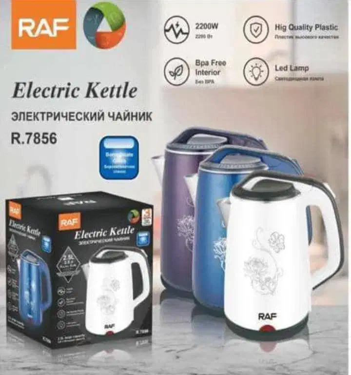 کتری برقی راف RAF استیل 2.5 لیتری زیر قیمت بازار|قوری، کتری، قهوهساز دستی|قدس, شهرقدس|دیوار