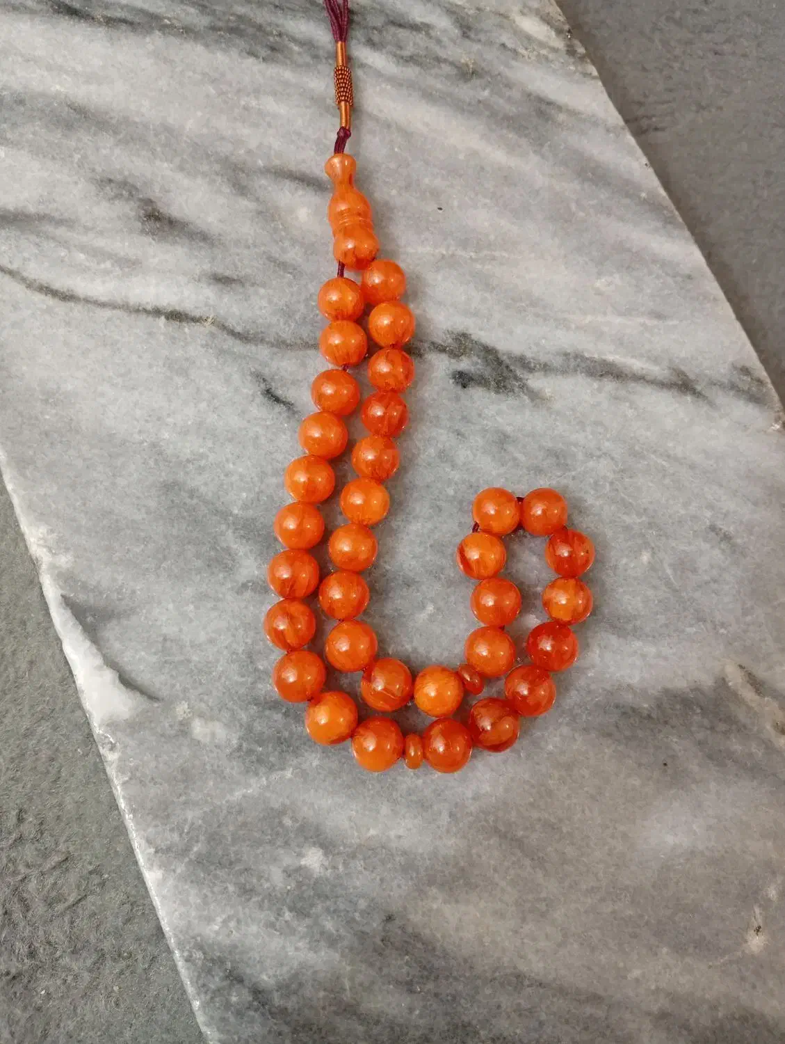 تسبیح کهربا|کلکسیون اشیاء عتیقه|سنندج, |دیوار