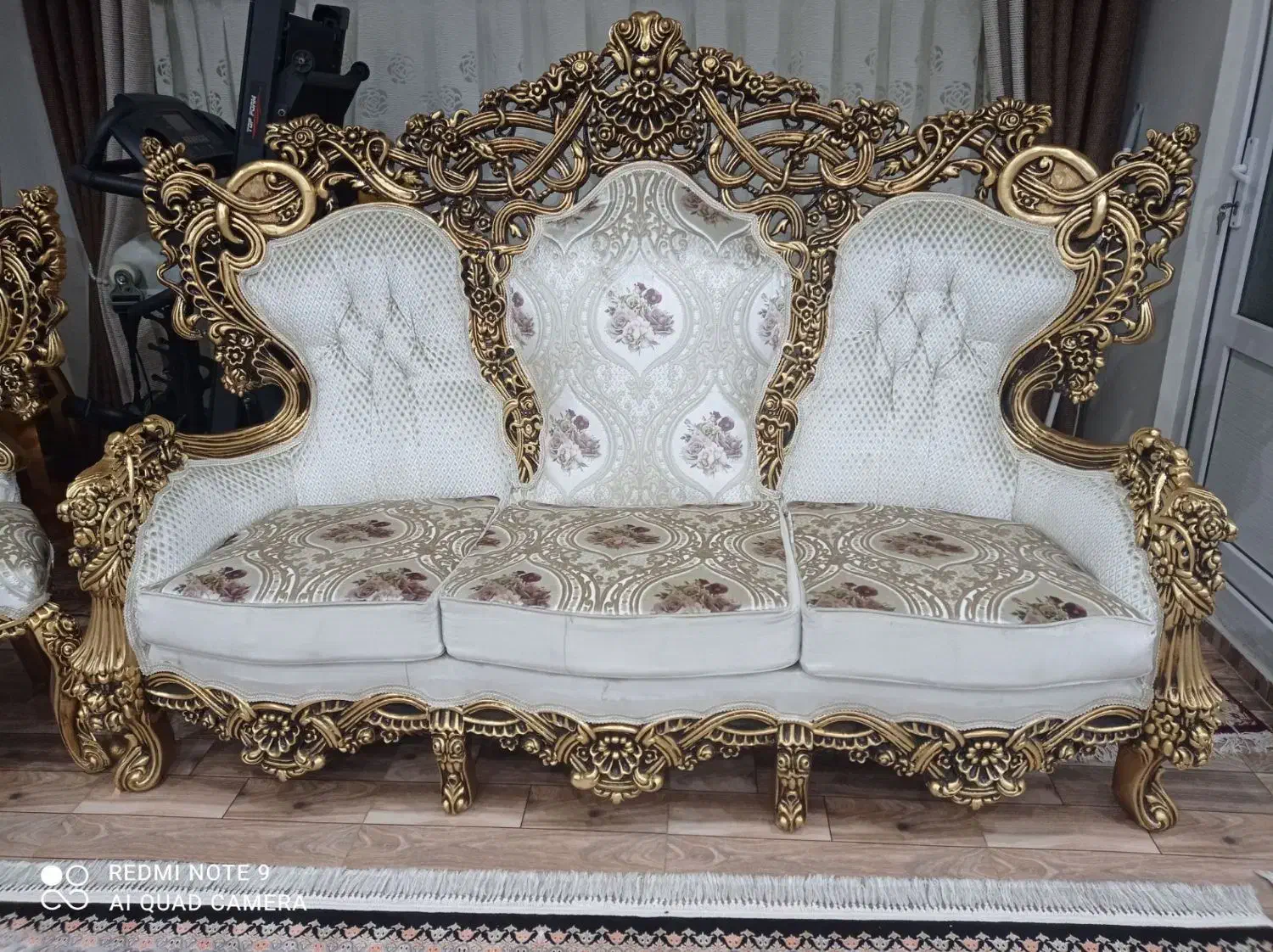 مبل سلطنتی 9 نفره|مبلمان خانگی و میز عسلی|پاکدشت, پاکدشت (مامازند)|دیوار