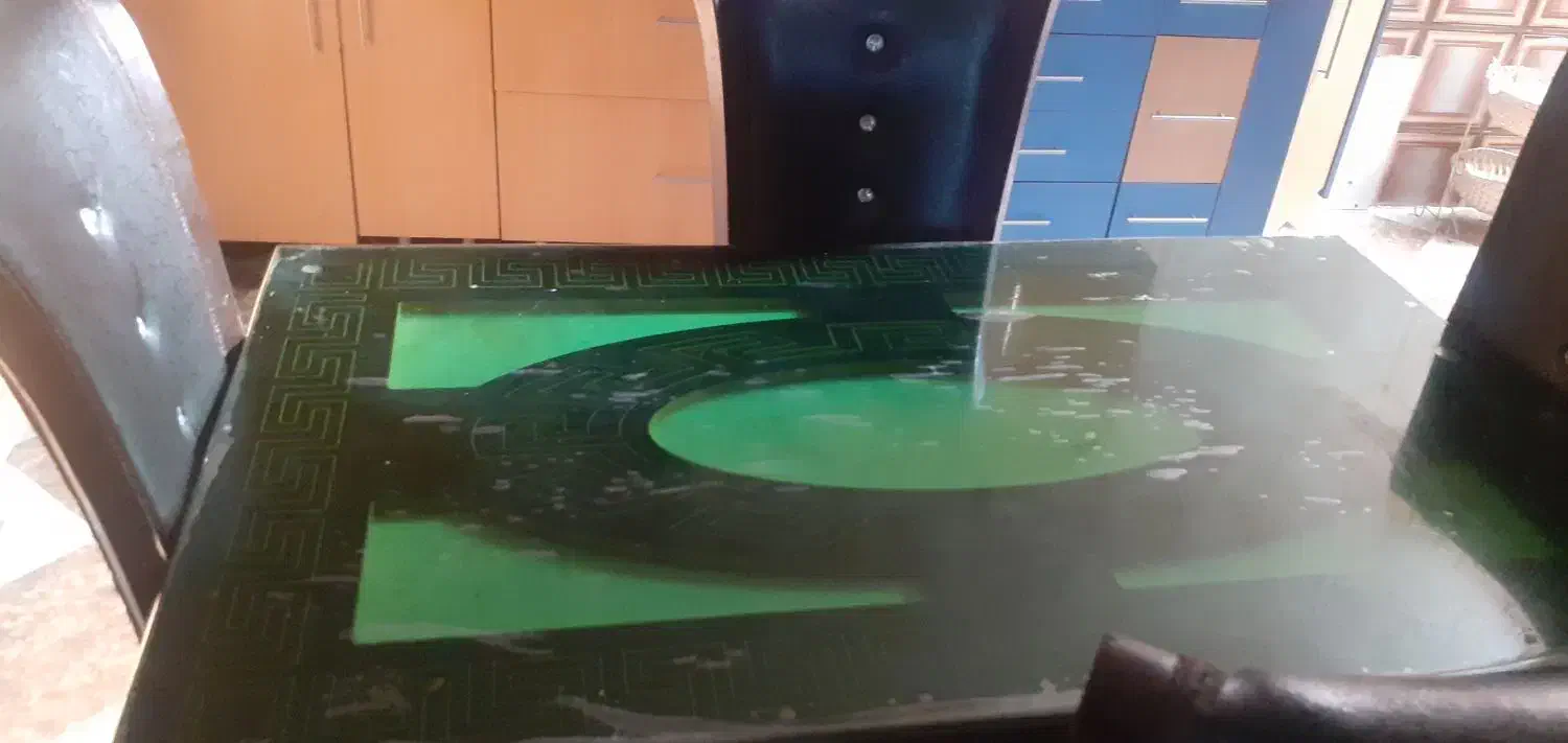 میز ناهار خوری|میز و صندلی غذاخوری|خرم بید, |دیوار