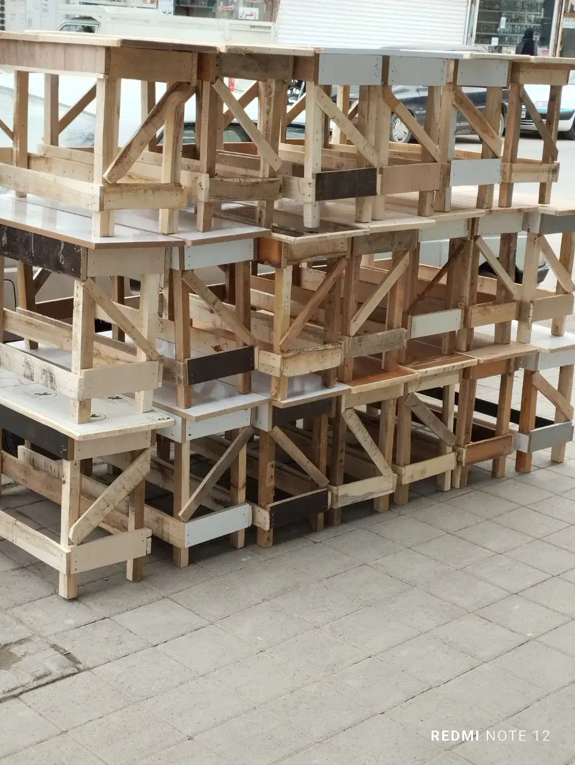 نیمکت چوبی خیاطی|صندلی و نیمکت|مشهد, موعود|دیوار