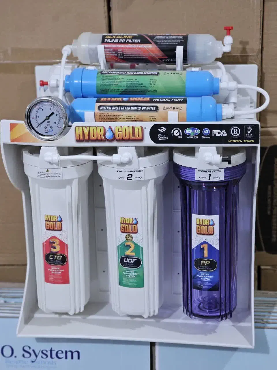 تصفیه آب خانگی HYDRO GOLD & AQUA GOLD تایوان فول|آب‌سردکن و تصفیه آب|بابل, |دیوار