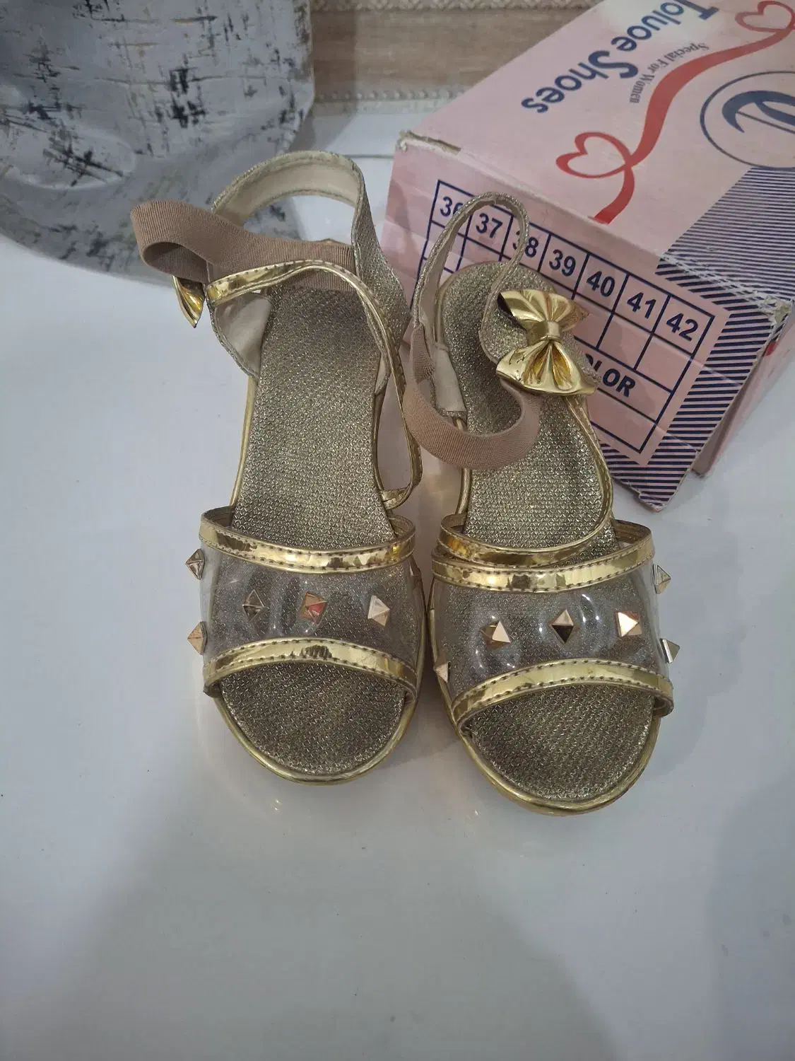 کفش مجلسی دخترانه|کیف، کفش، کمربند|قروه, |دیوار