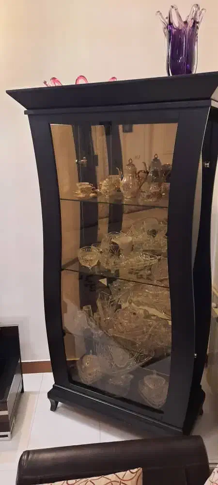 بوفه چوبی با شیشه|بوفه، ویترین، کنسول|ساری, |دیوار