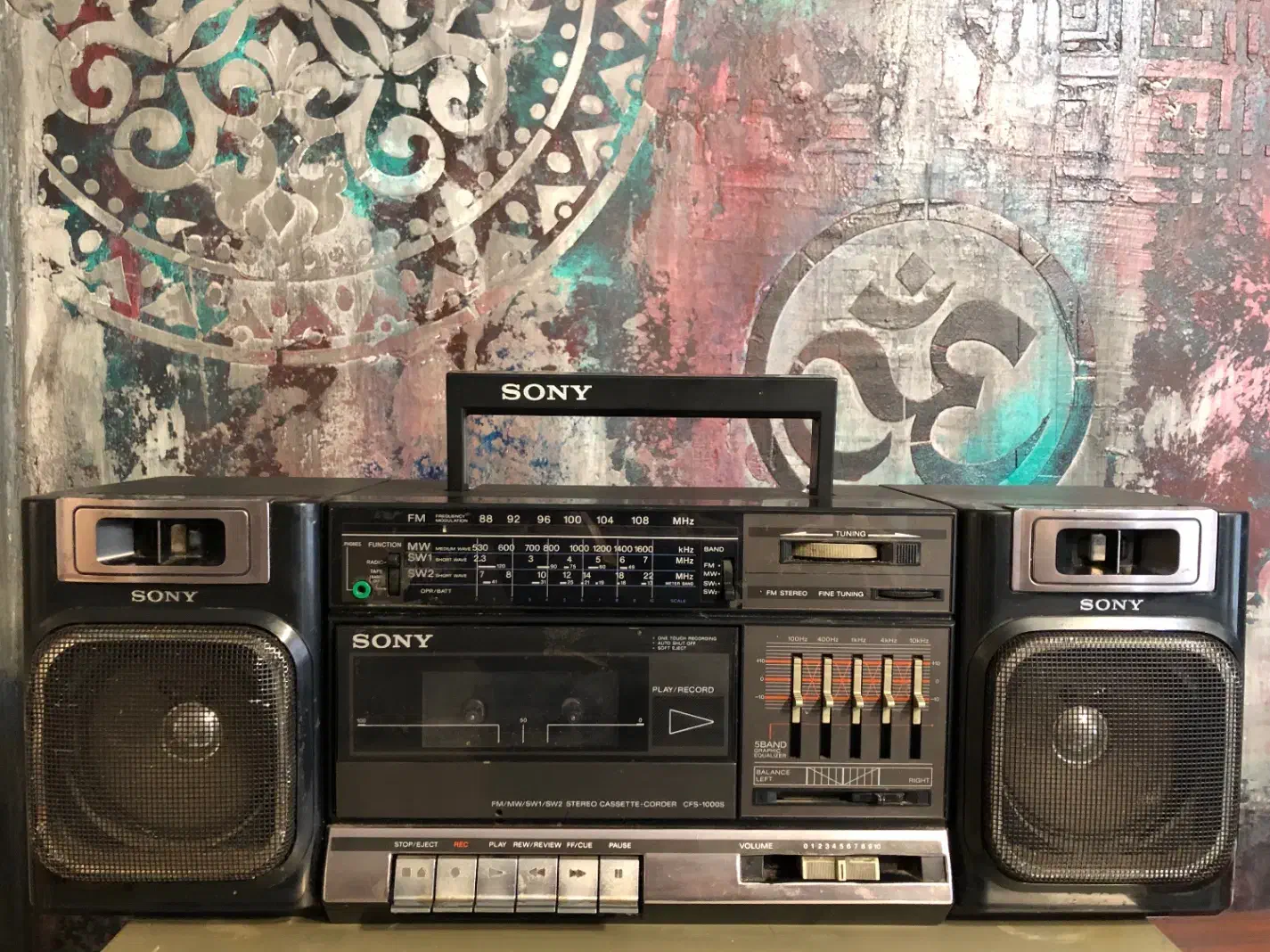 ضبط صوت پرتابل سونی CFS1000 ژاپن اصل|سیستم صوتی خانگی|تهران, کاج|دیوار