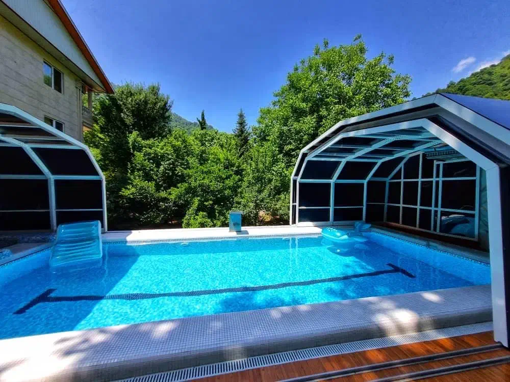 اجاره عمارت استخردار ویو روبه جنگل 050|اجارهٔ کوتاهمدت ویلا و باغ|شفت, |دیوار