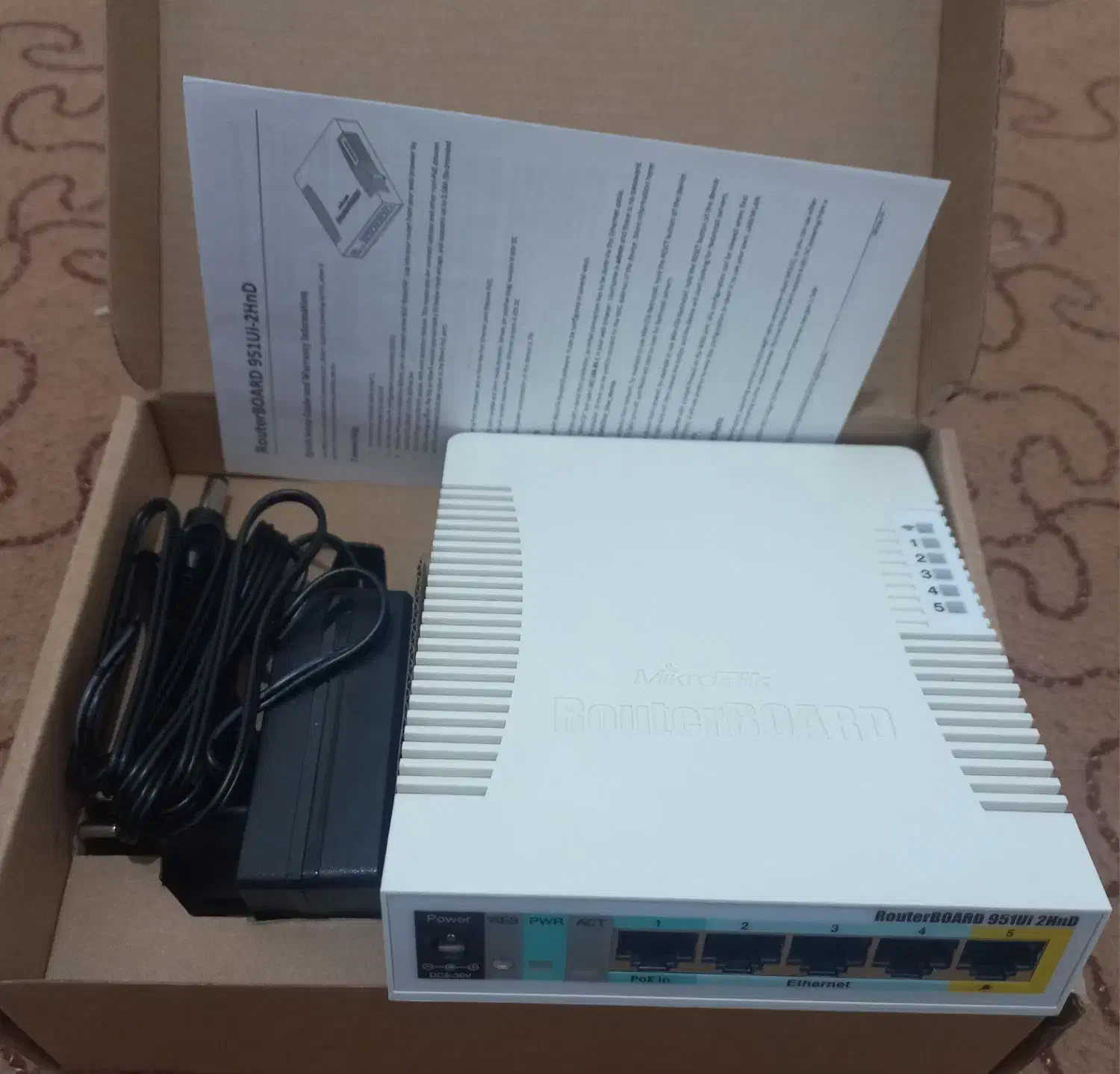 روتر میکروتیک RB951Ui-2HnD|مودم و تجهیزات شبکه|گرگان, |دیوار