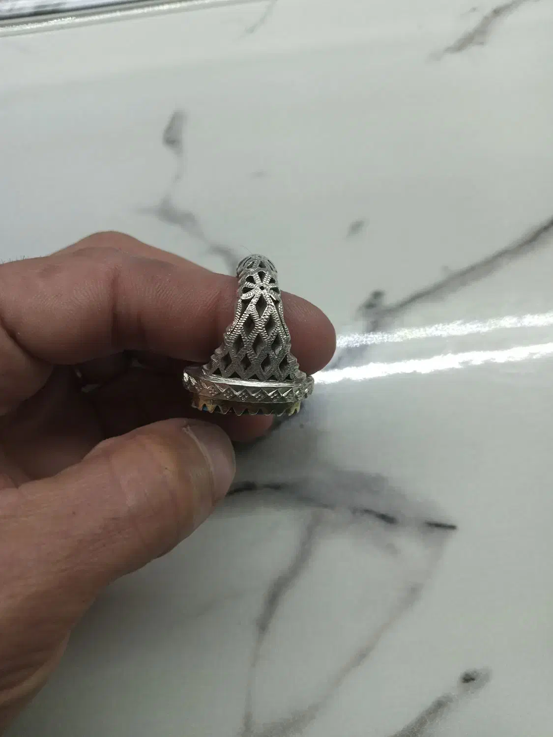 انگشتر فیروزه زنده|کلکسیون اشیاء عتیقه|تهران, تهرانسر شمالی|دیوار