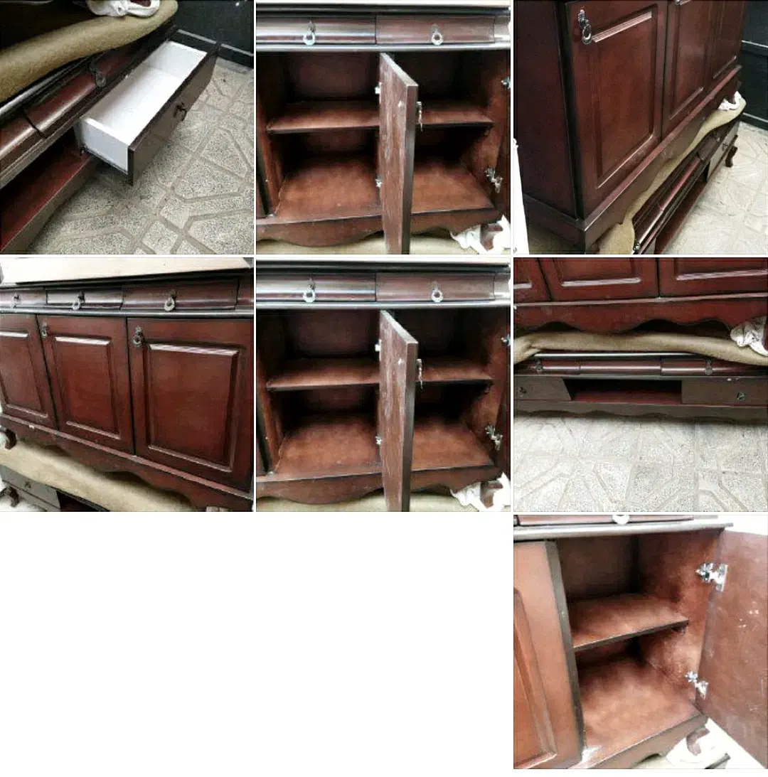 میز کنسول و آینه، میز تلوزیون نو|بوفه، ویترین، کنسول|گلبهار, شهر جدید گلبهار|دیوار