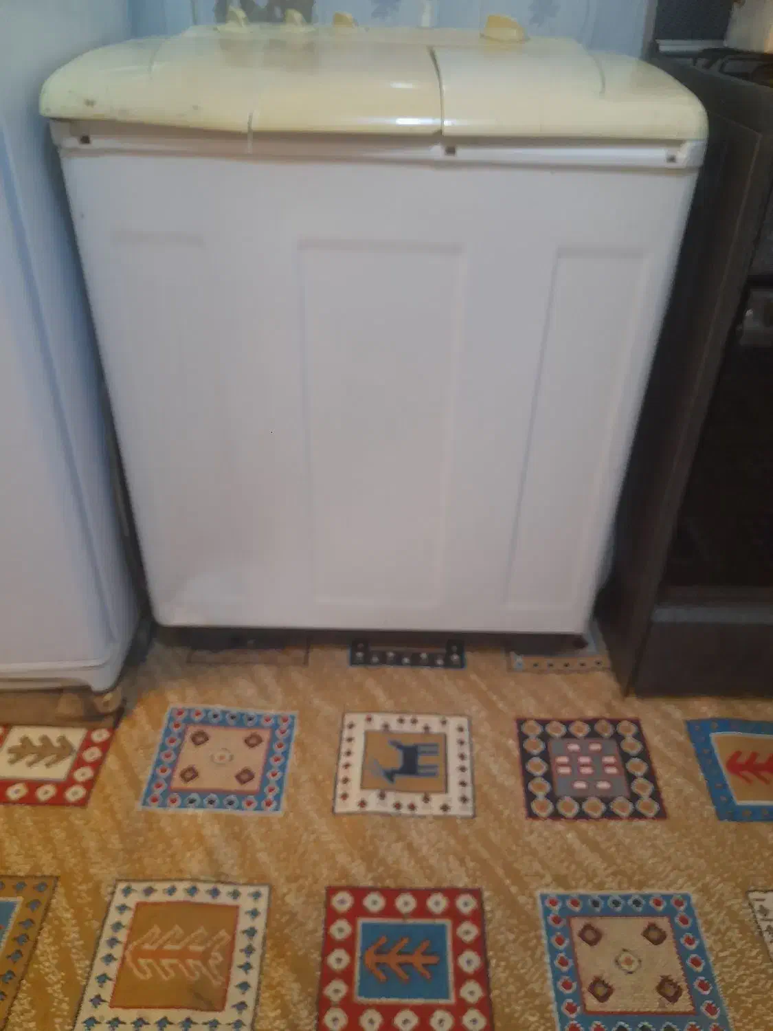 ماشین لباسشویی دوقلو کاملن سالم|ماشین لباسشویی و خشک‌کن لباس|تربت جام, شهرک معلم|دیوار