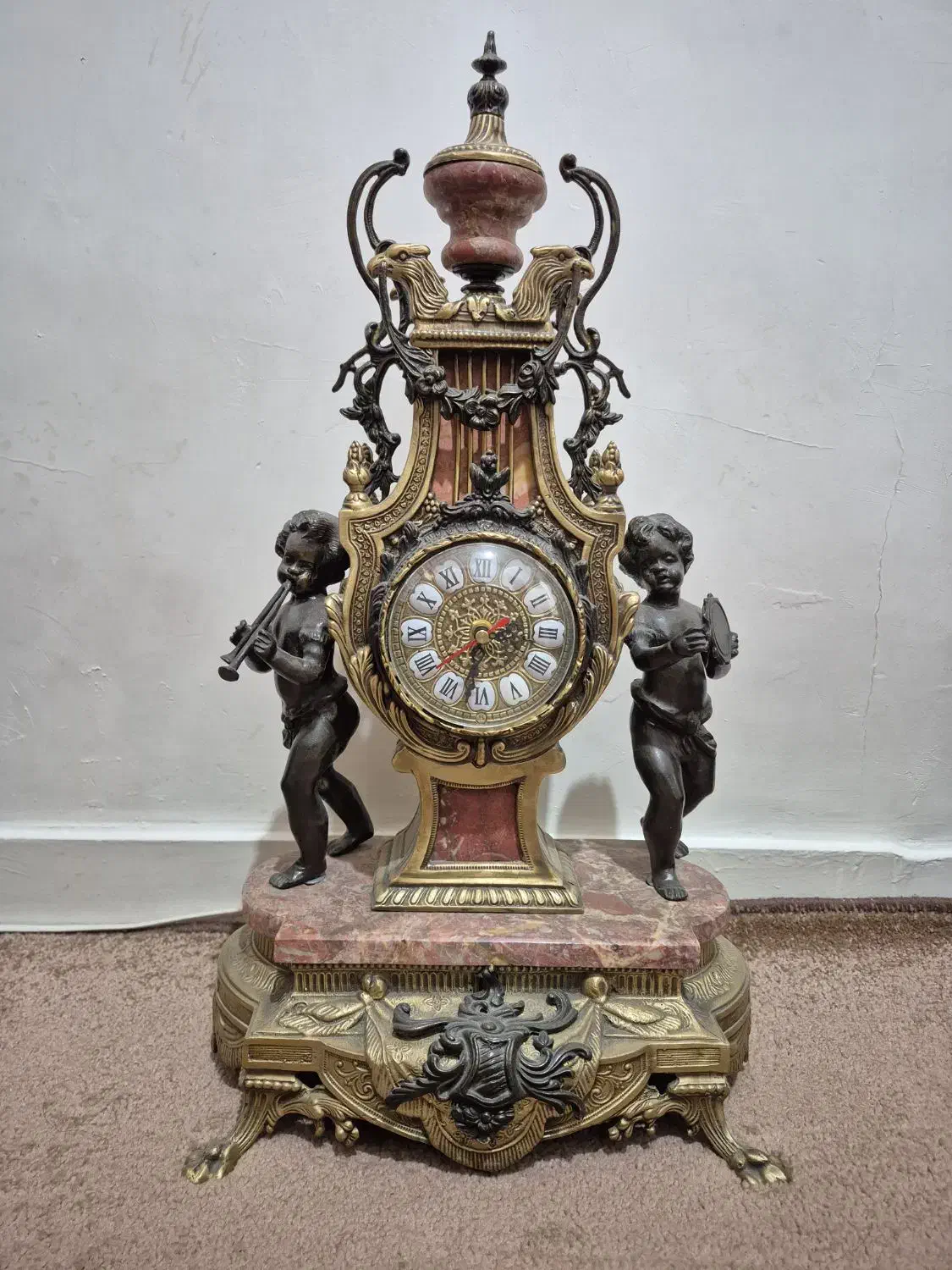 شمعدان و ساعت برنز|صنایع دستی و سایر لوازم تزئینی|ری, دیلمان|دیوار