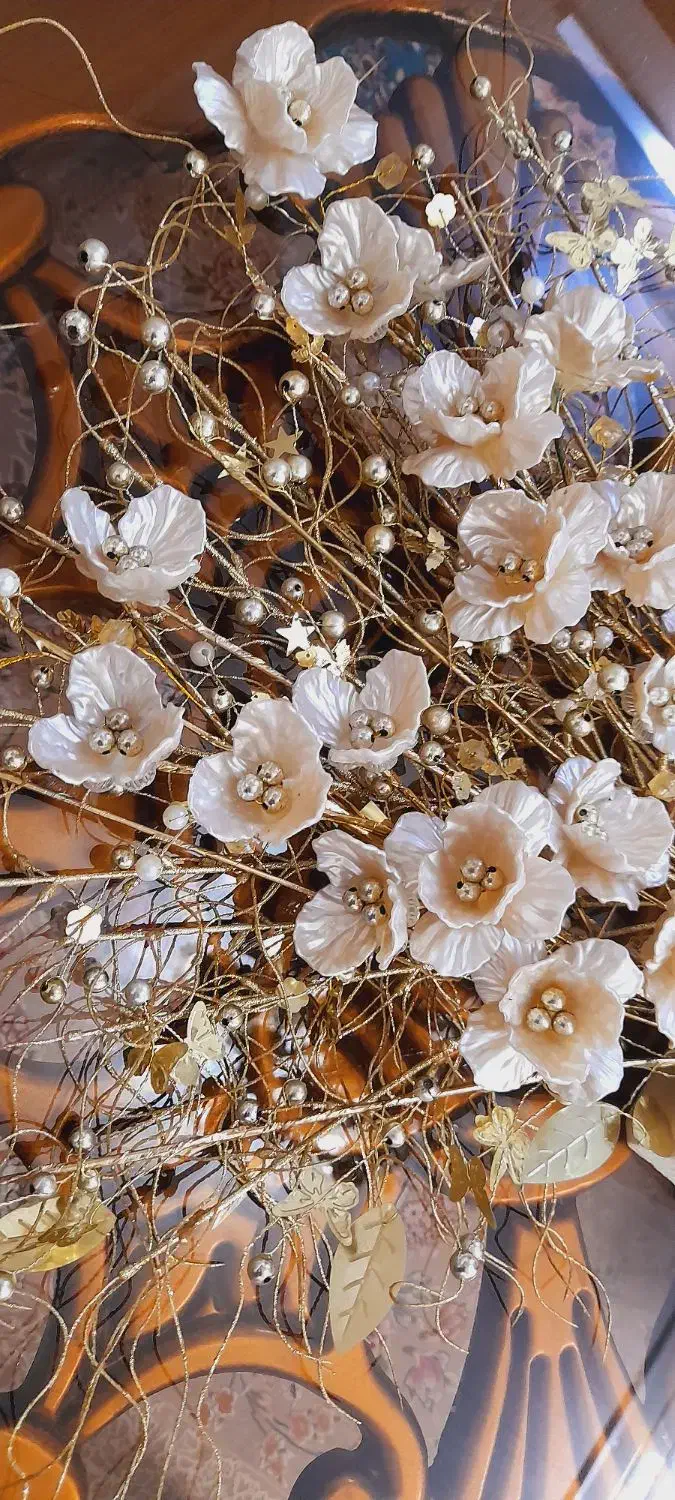 گل کریستالی|گل مصنوعی|قم, باغ کرباسی|دیوار