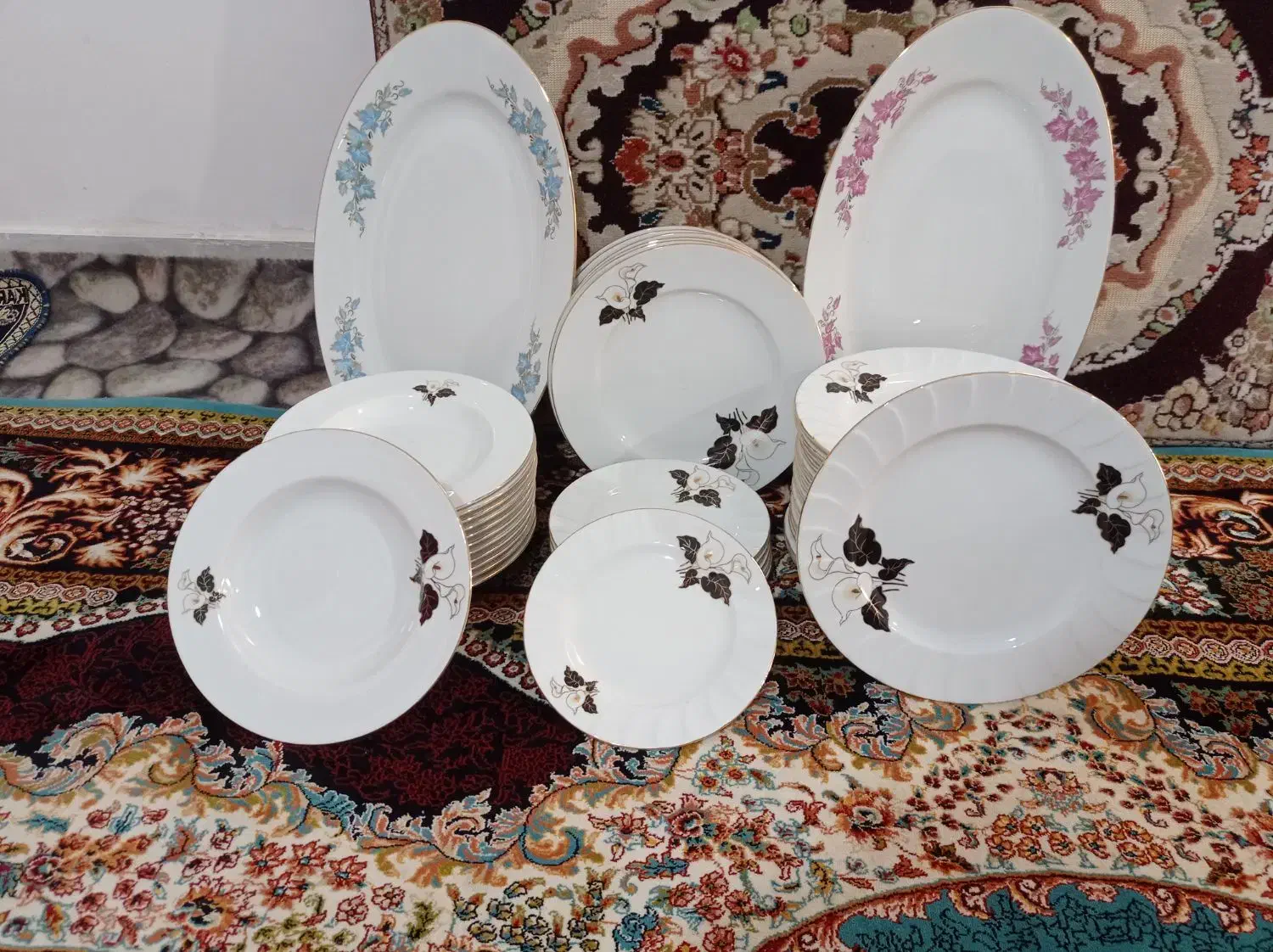 گل نیلوفری(خورشت خوری برنج دیس و...|ظروف سرو و پذیرایی|اراک, |دیوار