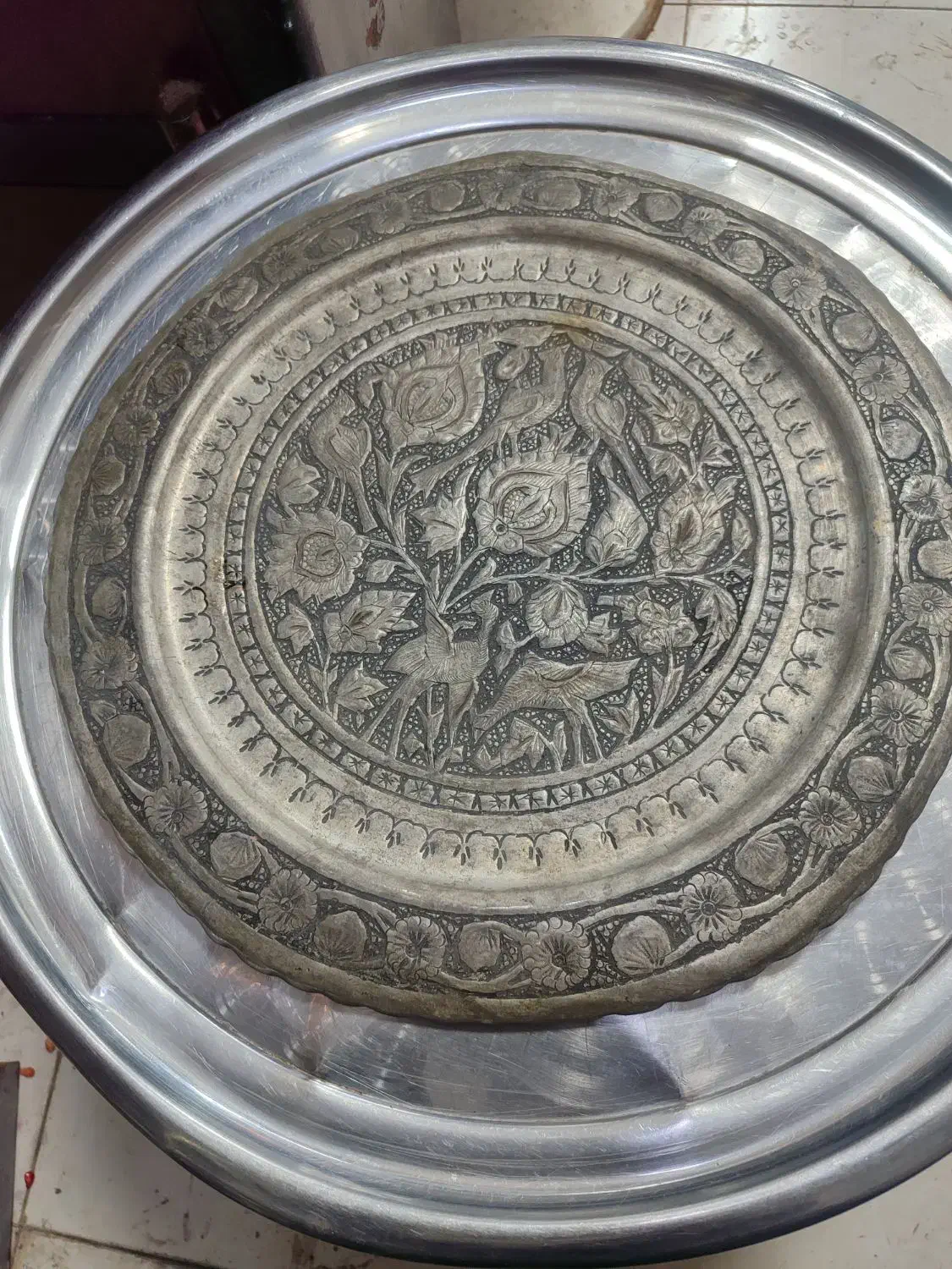 جنس مس نقشه عالی عالی وزن یک کیلو و ۲۰۰ گرم|صنایع دستی و سایر لوازم تزئینی|رباطکریم, نصیرشهر|دیوار