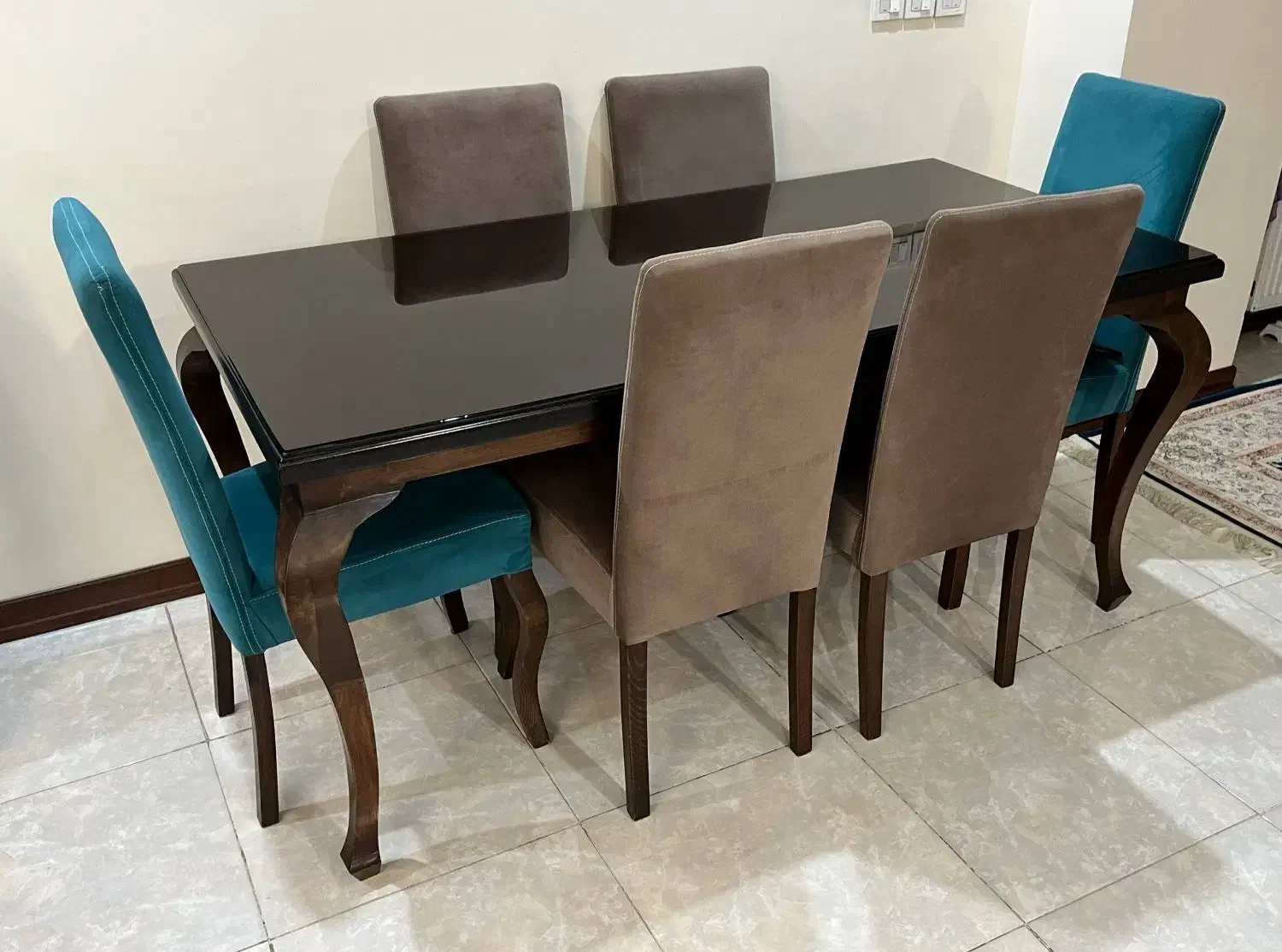 میز غذا خوری 6 نفره|میز و صندلی غذاخوری|فردیس, شهرک راه آهن|دیوار