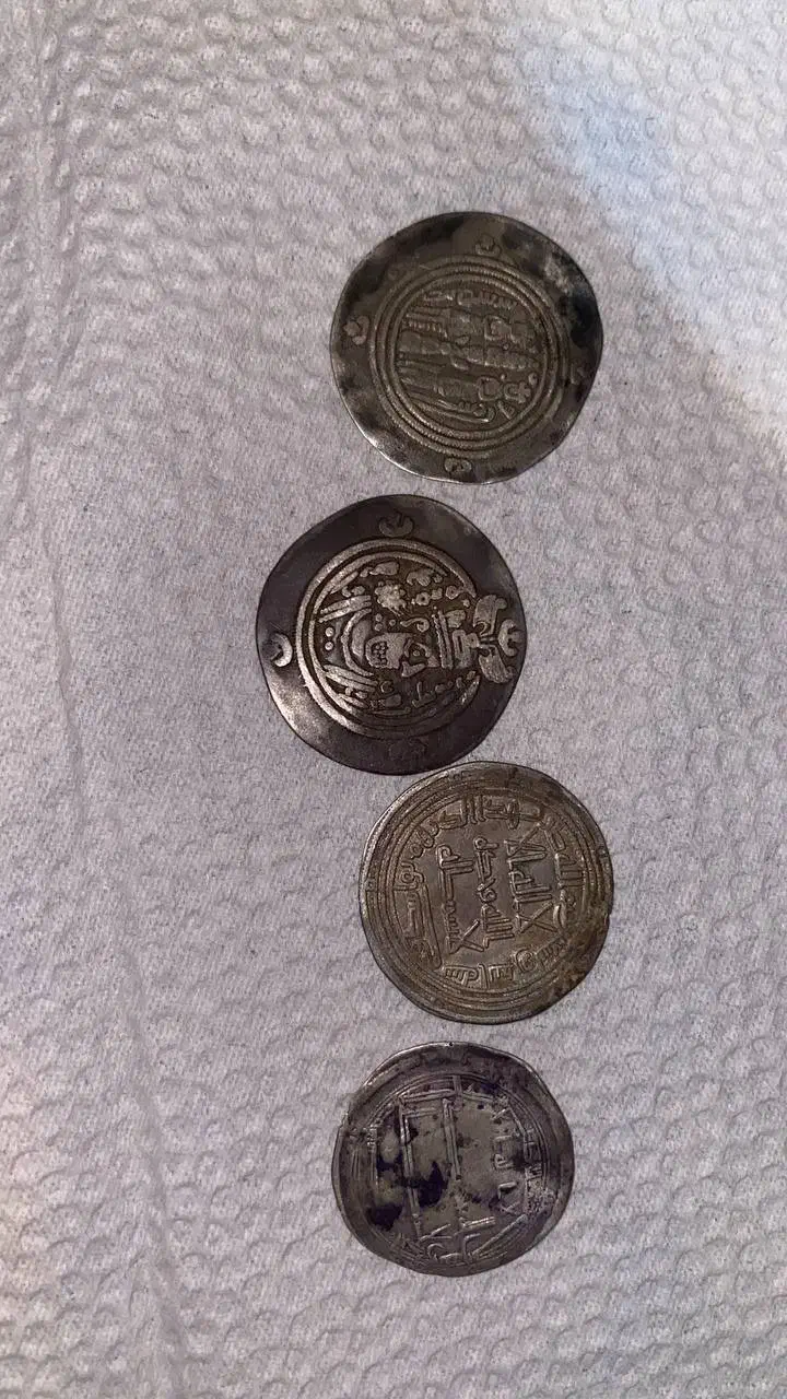 4 عدد سکه قدیمی|کلکسیون سکه، تمبر، اسکناس|ایلام, |دیوار