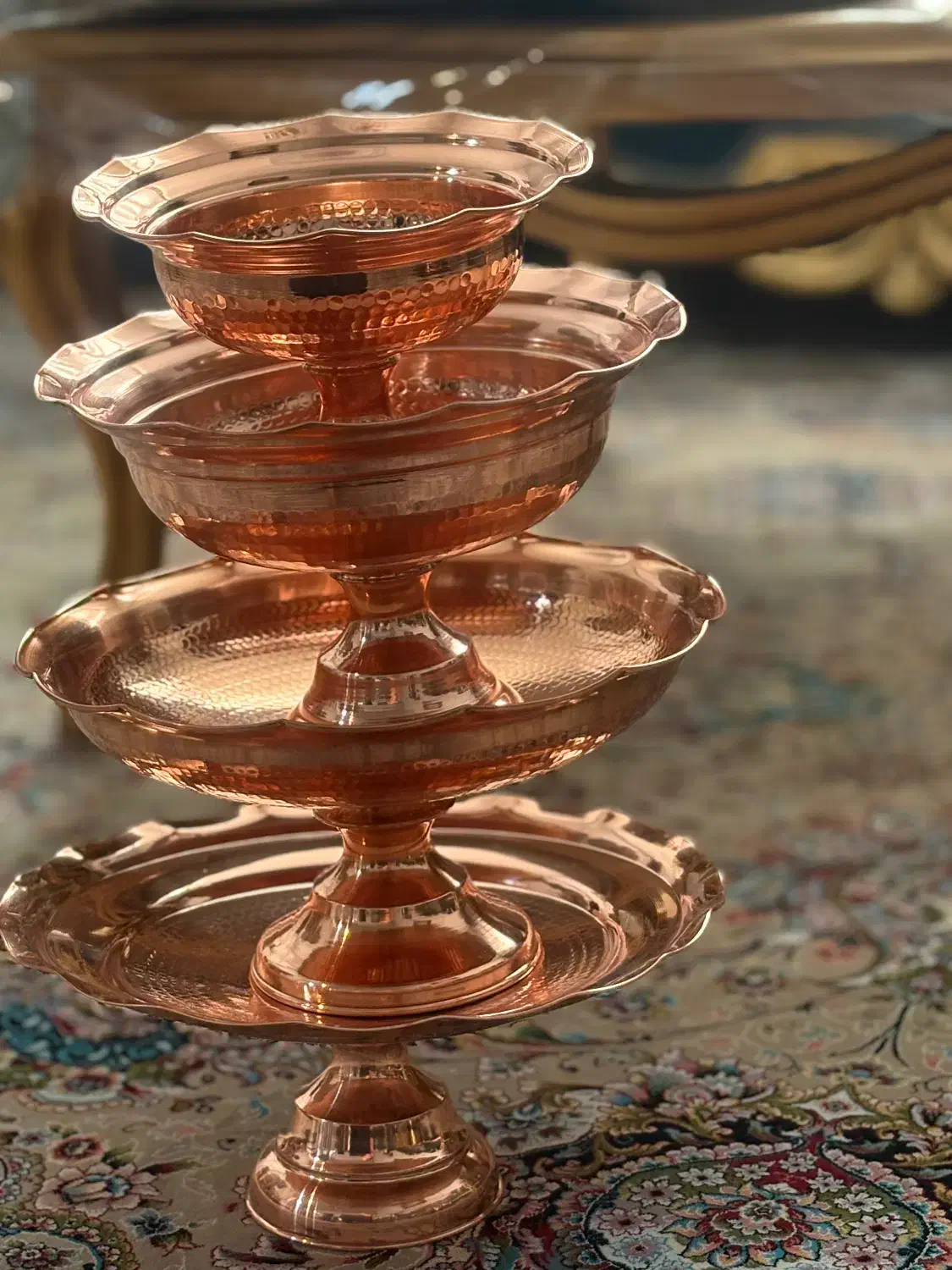 ظروف پذیرایی مس زنجان|ظروف سرو و پذیرایی|بومهن, |دیوار