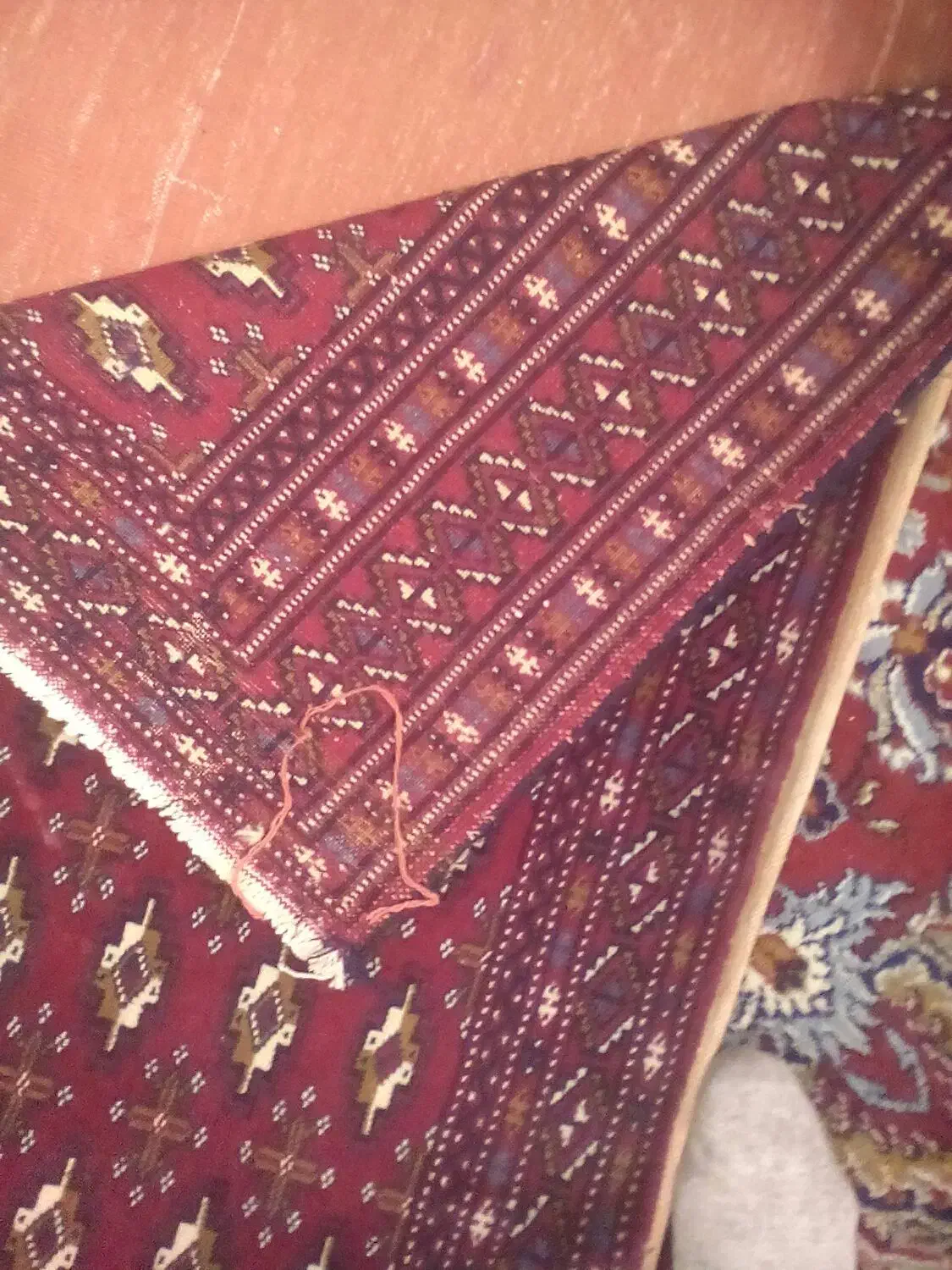 یک جفت پشتی دست باف|پشتی|ورامین, ورامین|دیوار