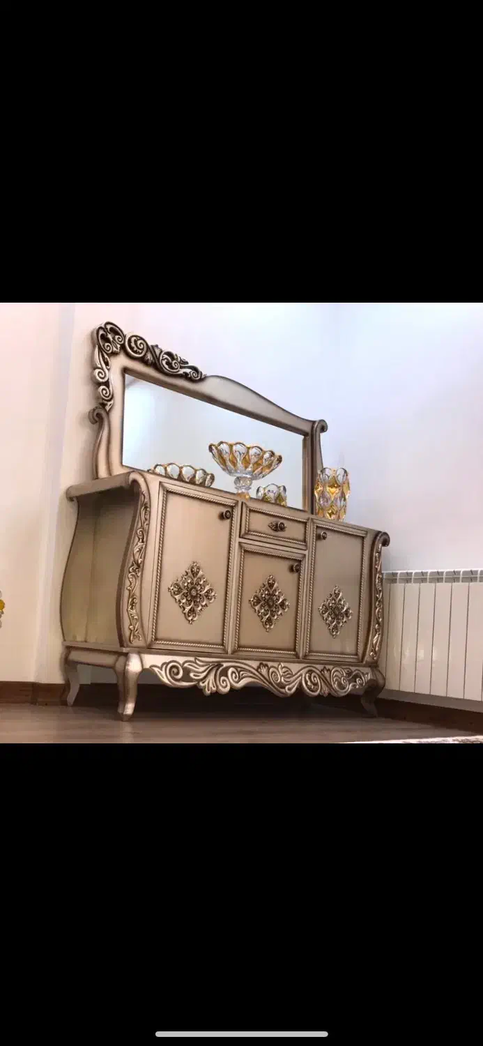 میز تلوزیون و کنسول و ایینه|بوفه، ویترین، کنسول|پاکدشت, پاکدشت (مامازند)|دیوار