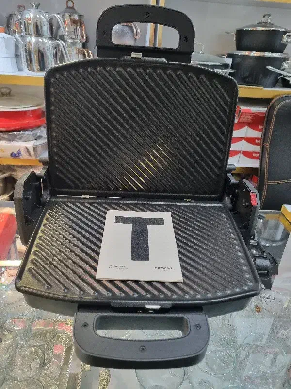 ساندویچ ساز و توستر هامند کاراجا ترکیه رنگ سیاه|اجاق گاز و لوازم برقی پخت‌وپز|تبریز, |دیوار