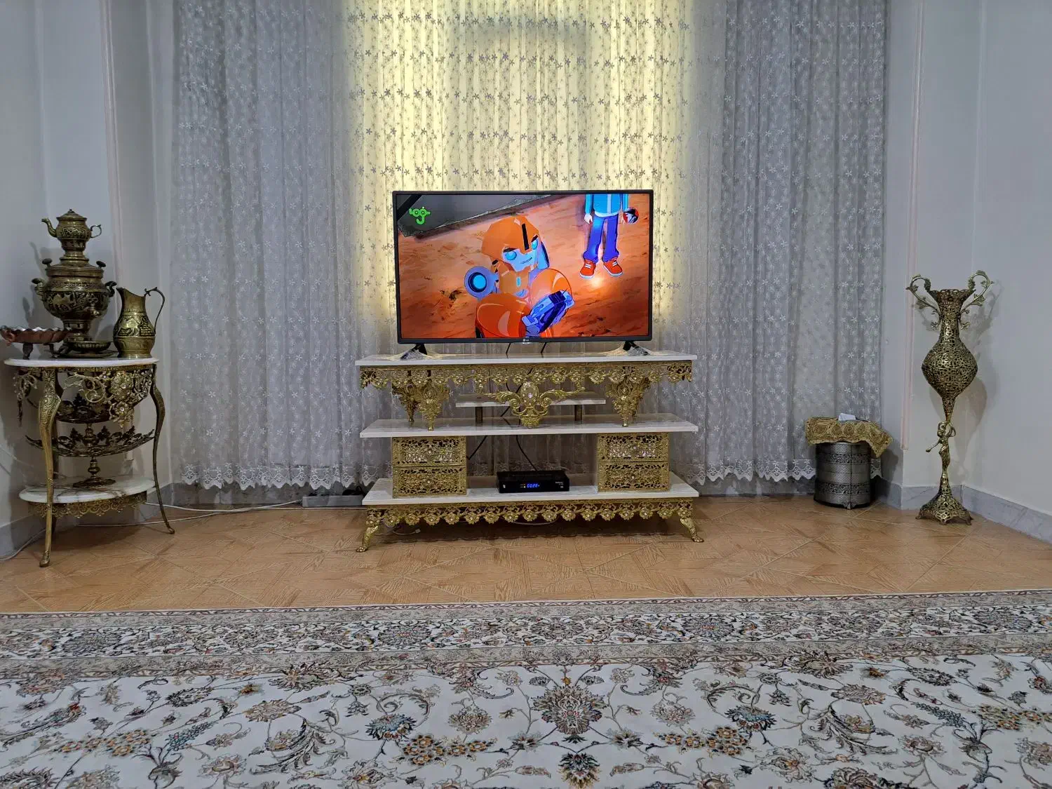 پرده پذیرایی واتاق خواب|پرده، رانر، رومیزی|تهران, شهرک فردوس (حسینی)|دیوار