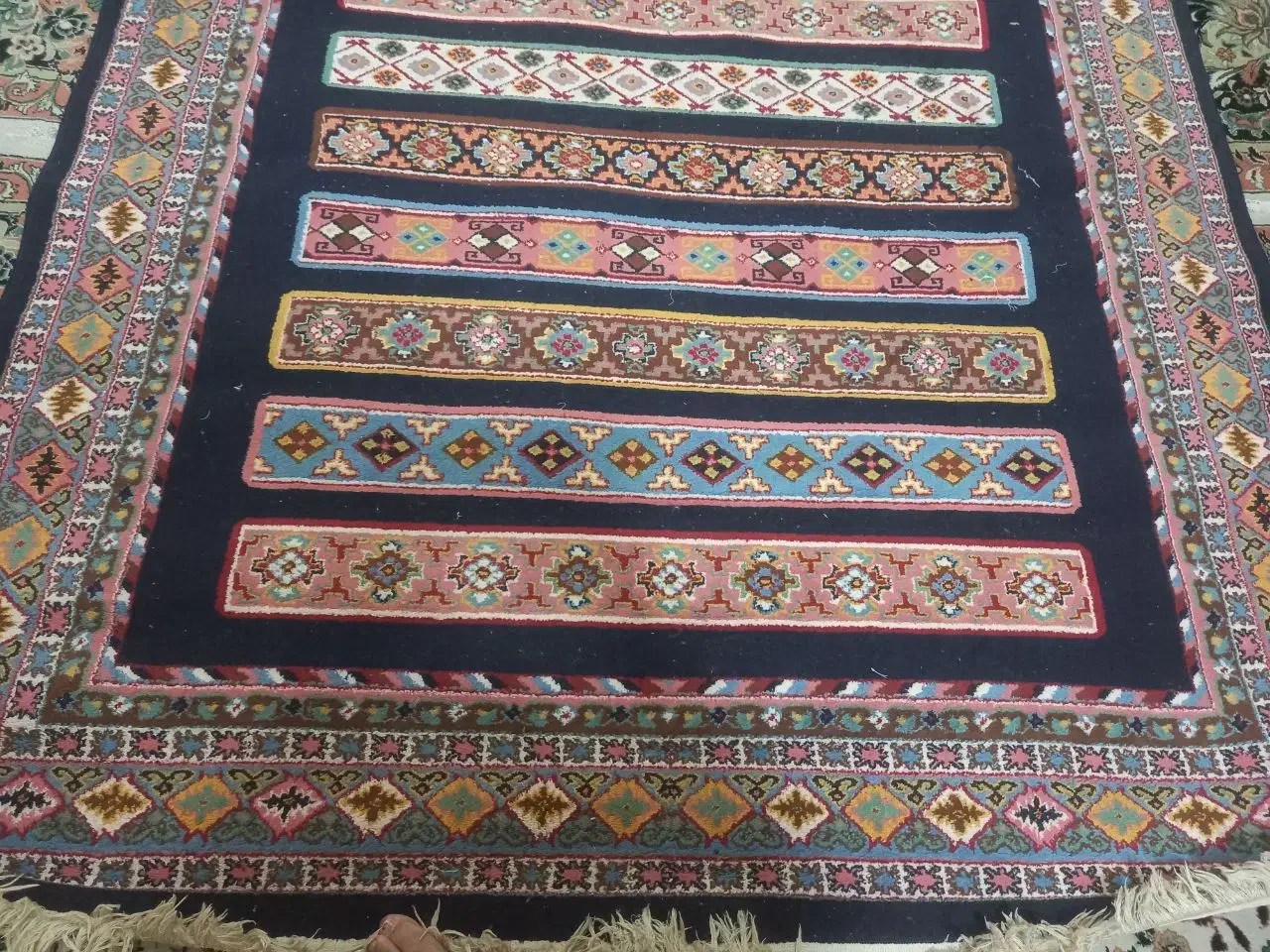 گلیم فرش سنتی|گلیم، جاجیم، گبه|کرمانشاه, |دیوار