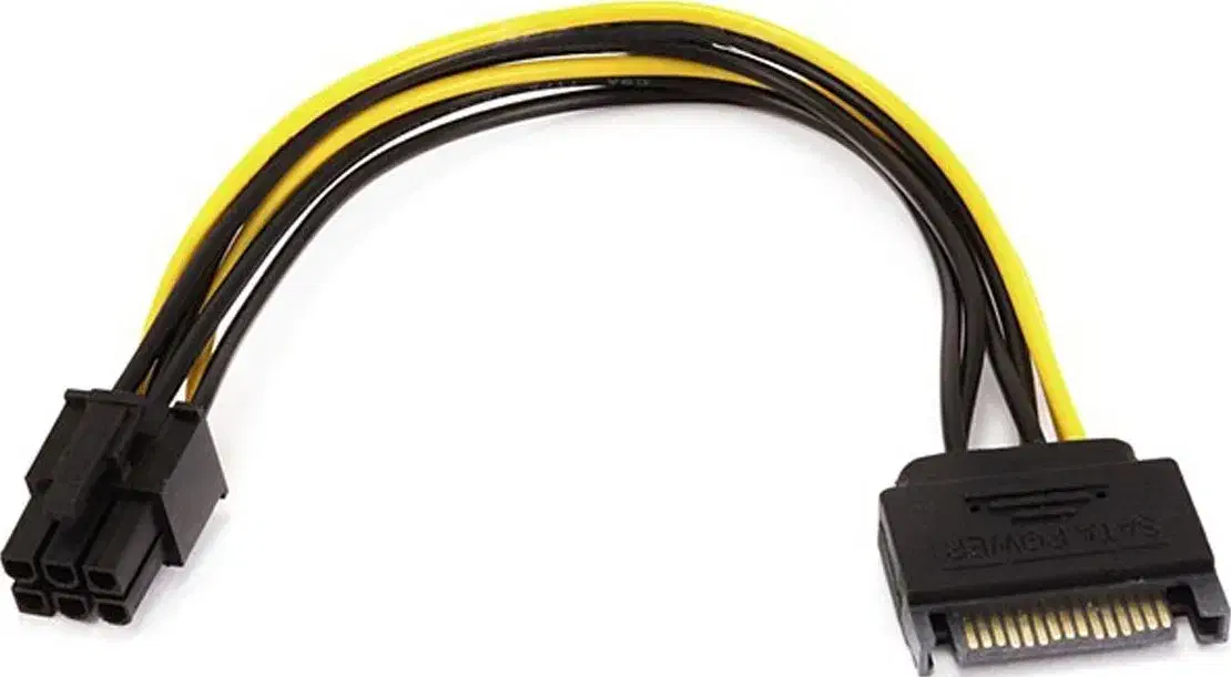 کابل گرافیک ۸ پین به ۶ پین  کامپیوتر|قطعات و لوازم جانبی رایانه|دزفول, |دیوار