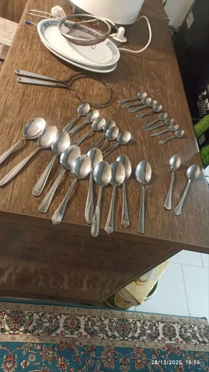 قاشق|ظروف سرو و پذیرایی|تهران, شهرک ولیعصر جنوبی|دیوار