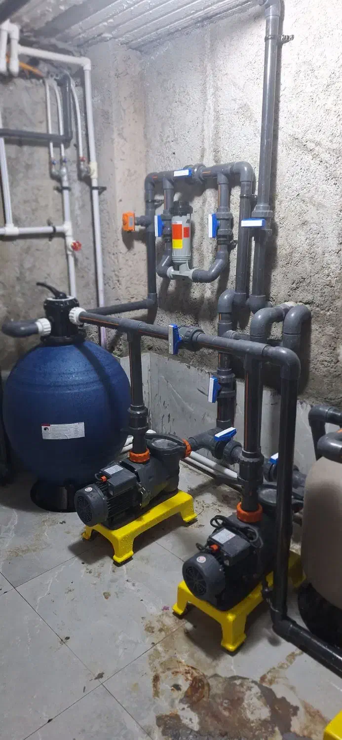 اجرا تاسیسات استخرجکوزی موتورخانه،لوله گذاری،تعمیر|خدمات پیشه و مهارت|قم, باسکول|دیوار