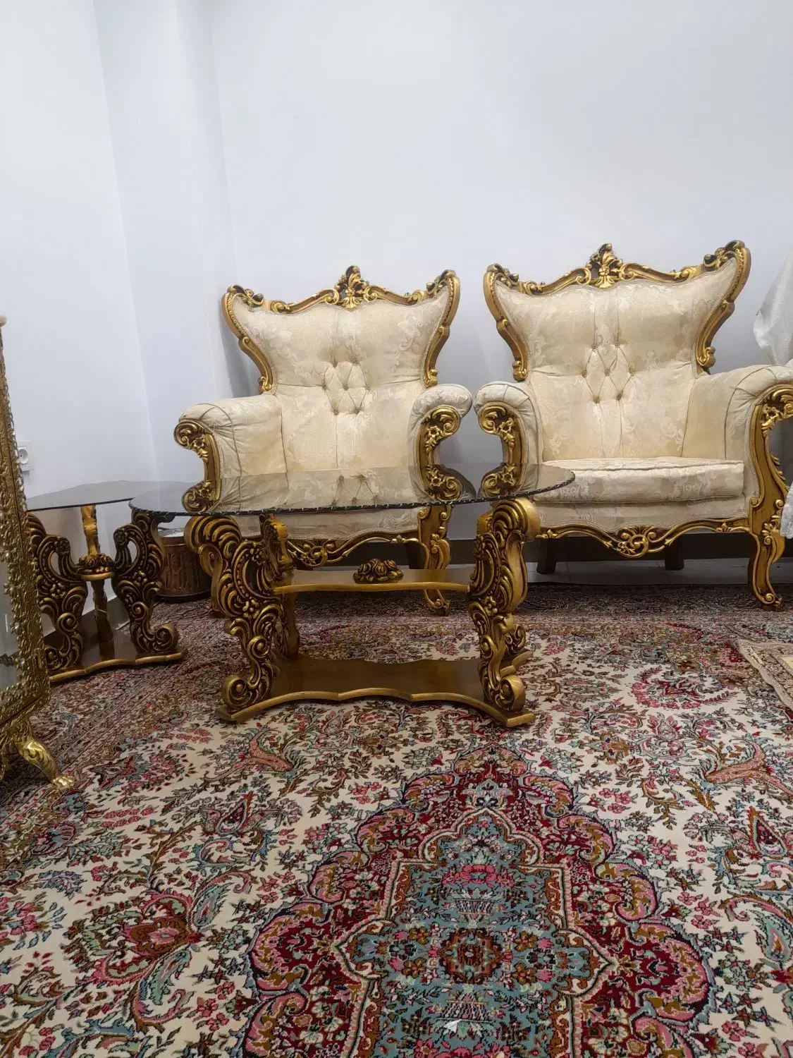 مبل استیل ۶نفره چوب راش اصل|مبلمان خانگی و میز عسلی|اندیشه, اندیشه فاز ۱|دیوار