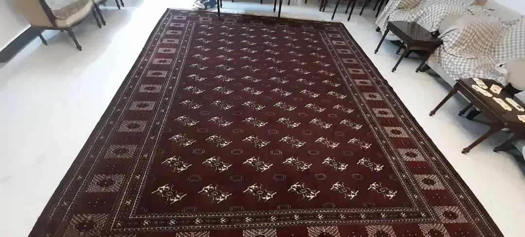 فرش دستبافت ترکمن|فرش|قائم‌شهر, |دیوار