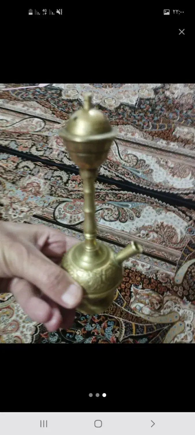 قلیون قدیمی|کلکسیون اشیاء عتیقه|شیراز, نجم آباد|دیوار