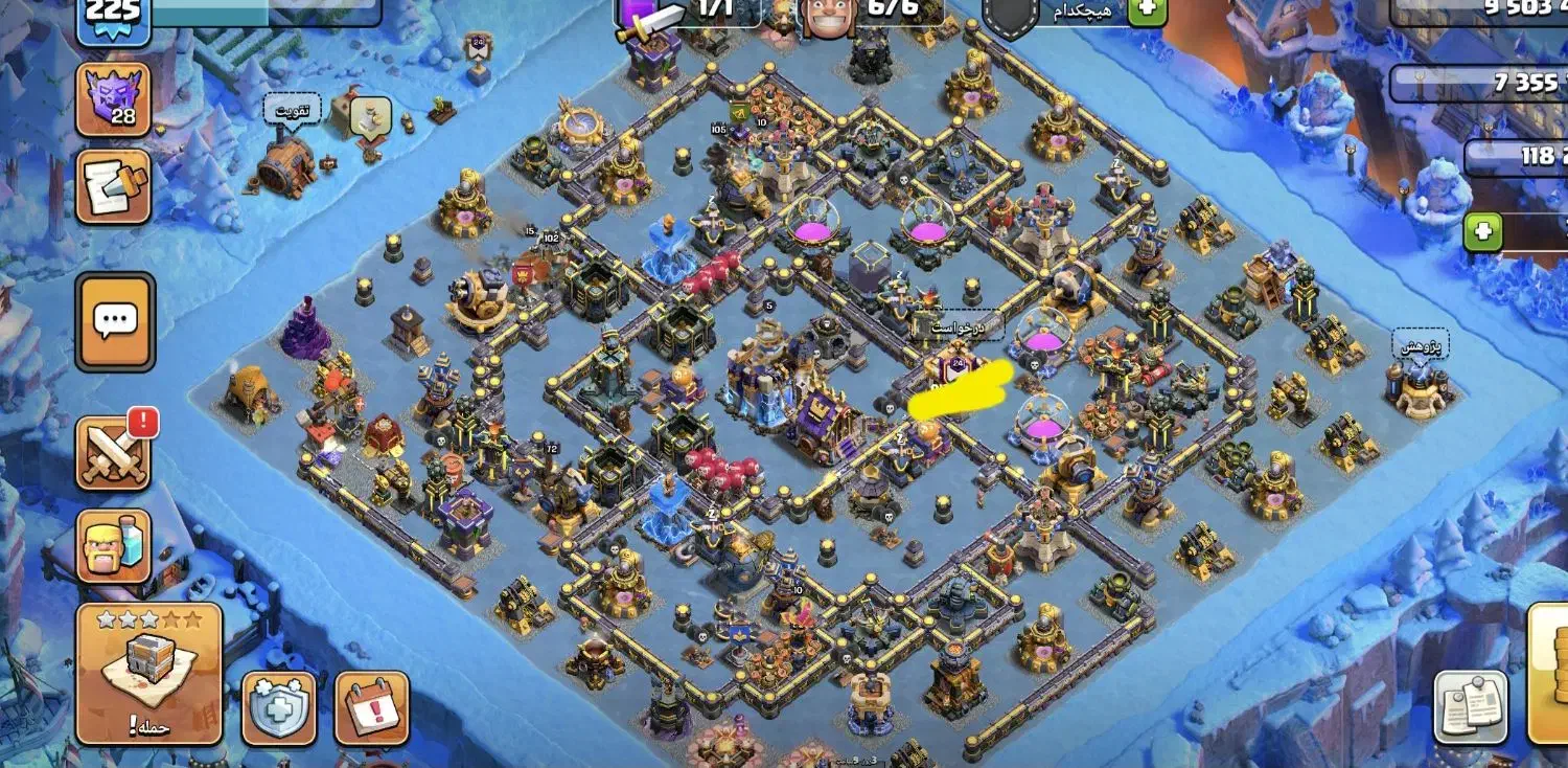 اکانت تاون هال 18 قوی|کنسول، بازی ویدئویی و آنلاین|بندر ترکمن, |دیوار