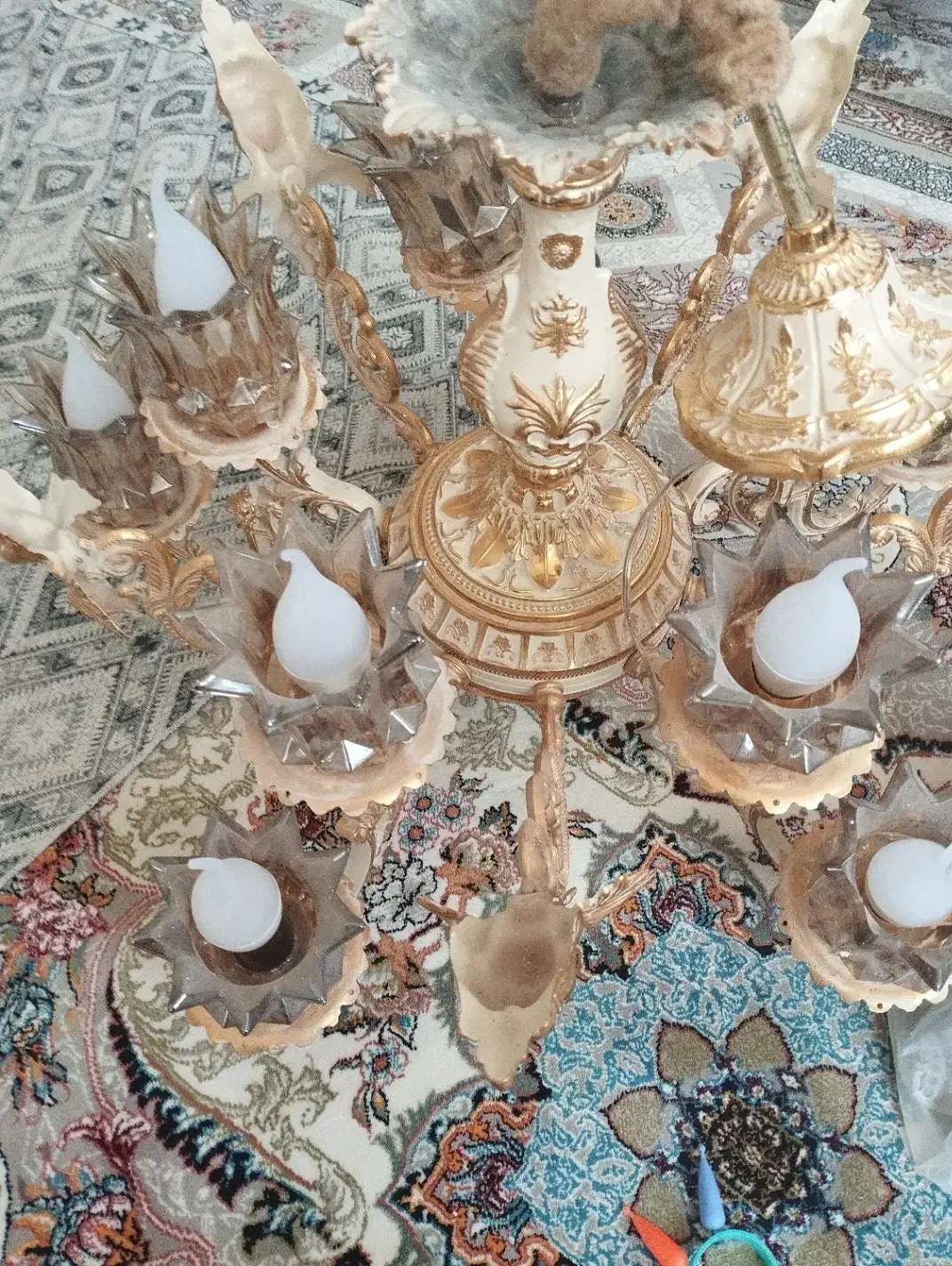 فروش لوستر|لوستر و چراغ آویز|فولادشهر, سایت صنعتی کاوه|دیوار