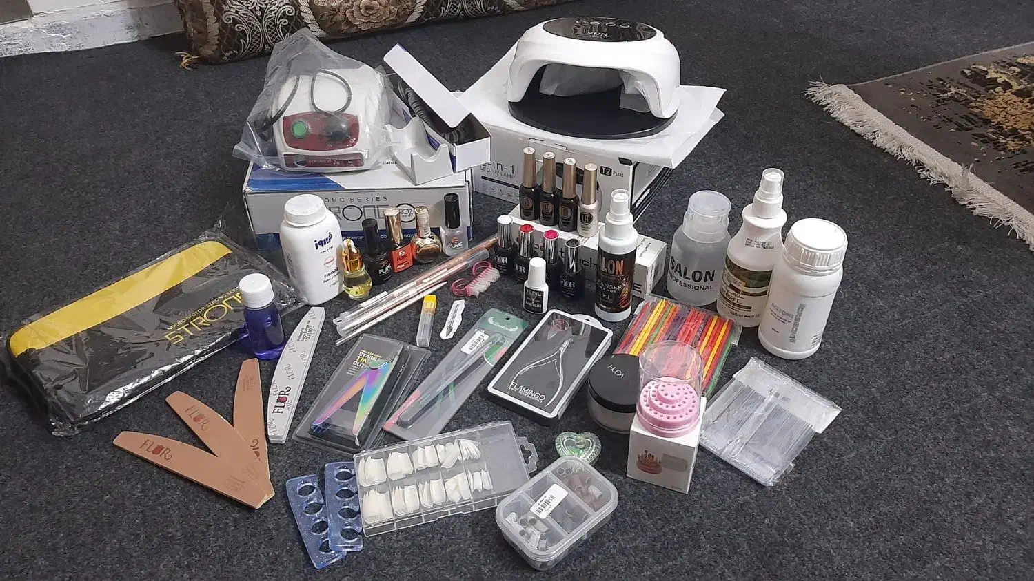 وسایل کاشت ناخن|آرایشی، بهداشتی، درمانی|دزفول, |دیوار