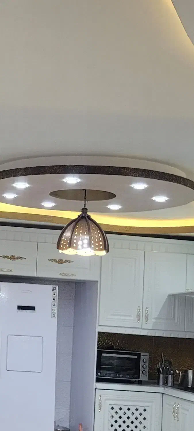 لوستر چوبی بسیار زیبا|لوستر و چراغ آویز|خرم‌آباد, |دیوار