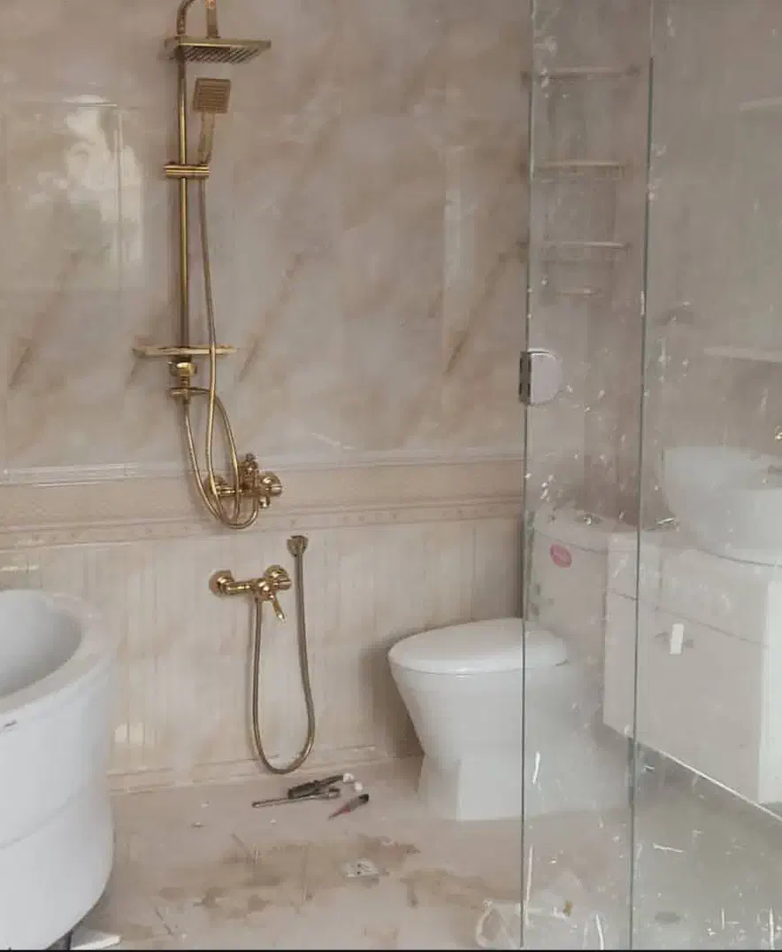 نصب شیر الات لوله کشی اب گرم سرد فاظلاب تاسیسات|خدمات پیشه و مهارت|رشت, منظریه|دیوار