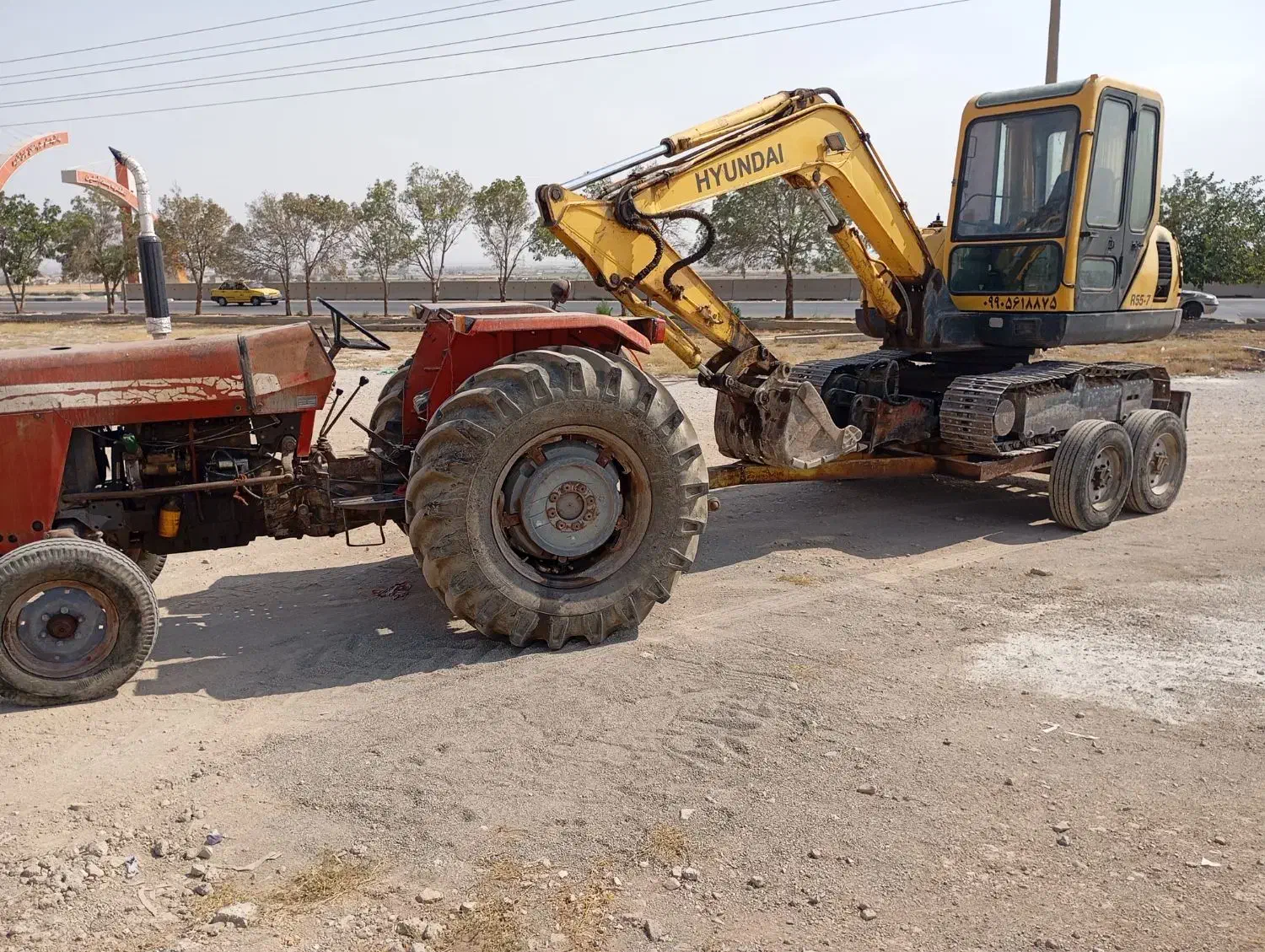 گاری و یدک کش بیل مکانیکی و کمباین و بابکت و...|خودرو سنگین|آبیک, |دیوار