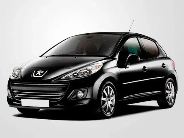 207 مشکی پانا 404 خشک|خودرو سواری و وانت|اهواز, شهرک دانشگاه|دیوار