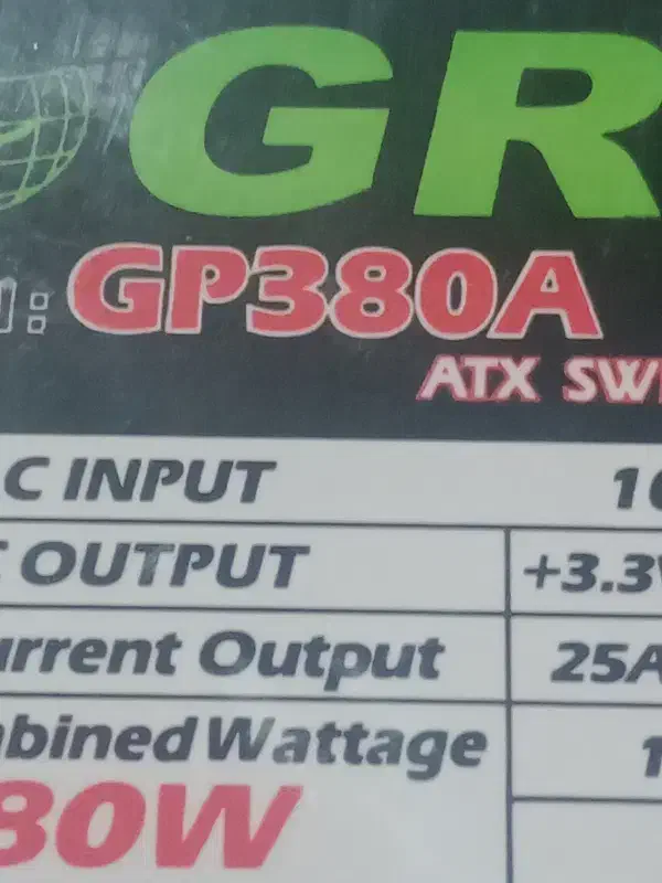 پاور کامپیوتر گرین GP380A|قطعات و لوازم جانبی رایانه|خرم‌آباد, |دیوار