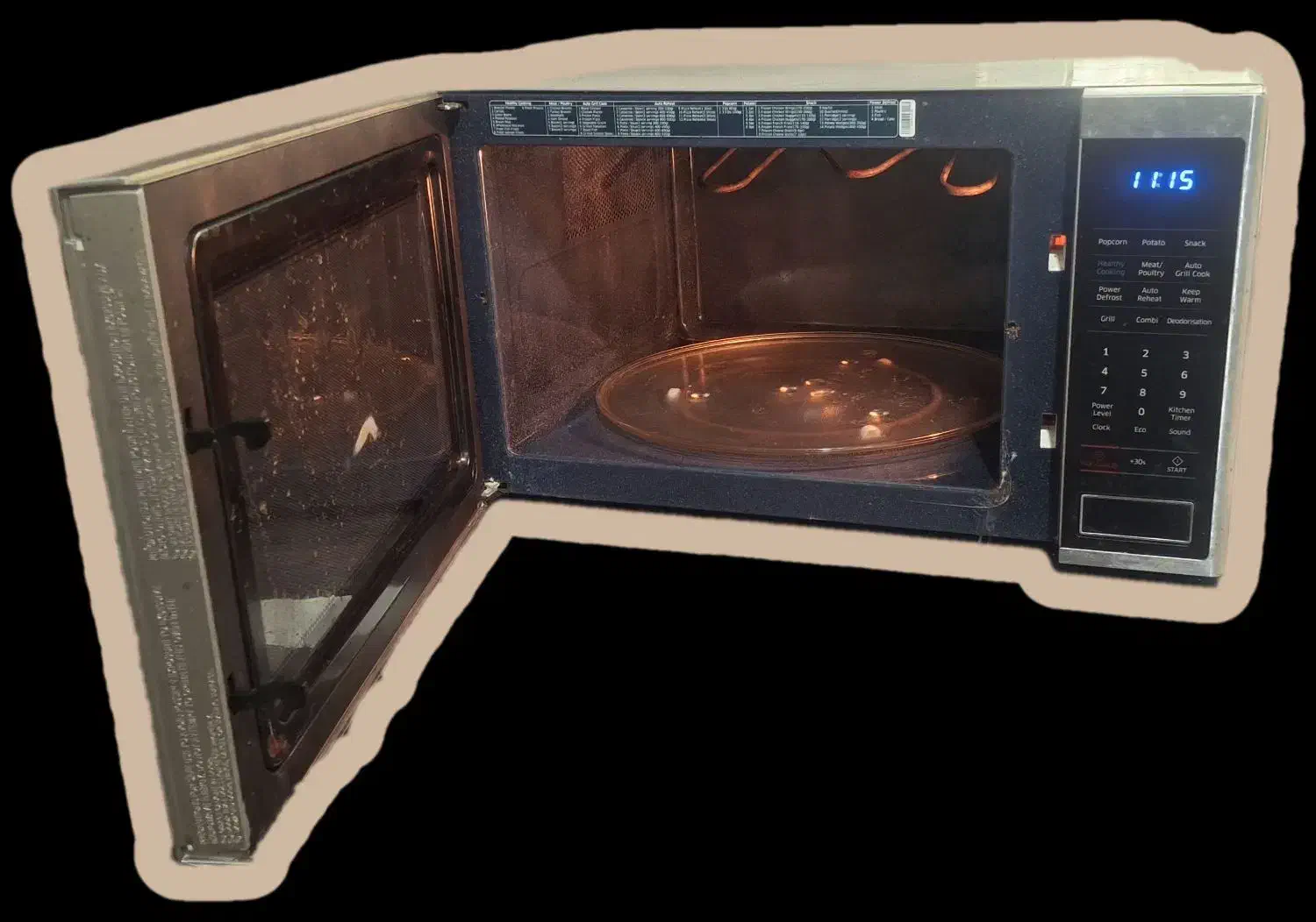 مایکرویو سامسونگ40لیتری|اجاق گاز و لوازم برقی پخت‌وپز|رشت, حومه رشت|دیوار