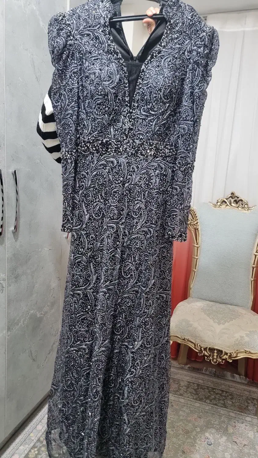 لباس مجلسی زنانه کارشده نو|لباس|هشتگرد, فاز ۲ مهستان|دیوار