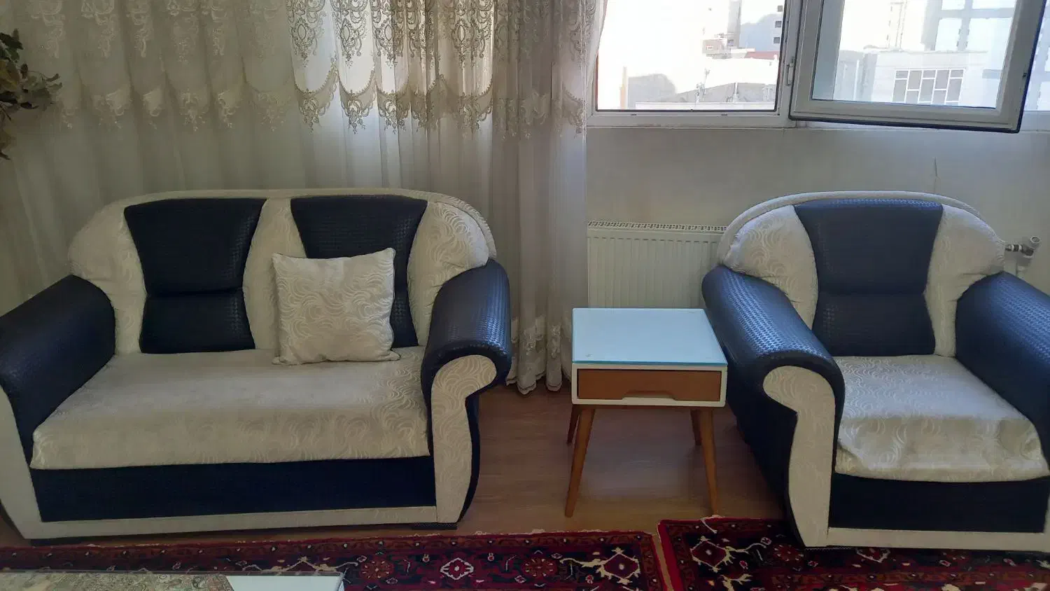 مبل راحتی چوب روس|مبلمان خانگی و میز عسلی|میانه, |دیوار