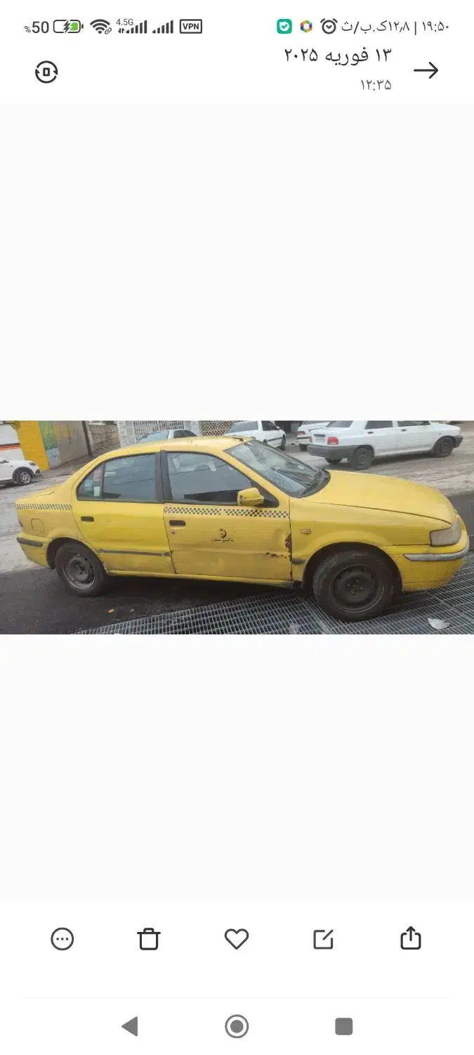 تاکسی مدل 85|خودرو سواری و وانت|شیراز, دروازه اصفهان|دیوار